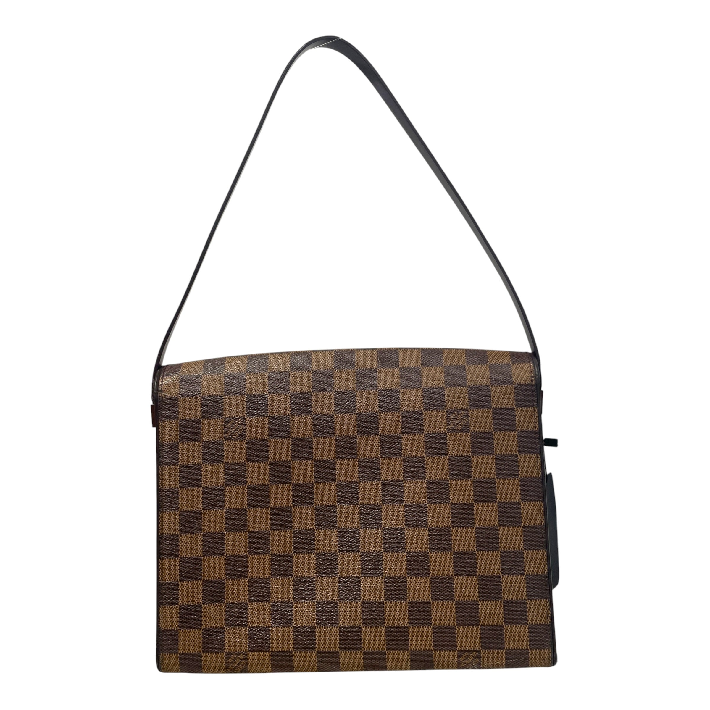 LOUIS VUITTON/Hand Bag/Monogram/Leather/BRW/Damier Ebene Tribeca Long view 2