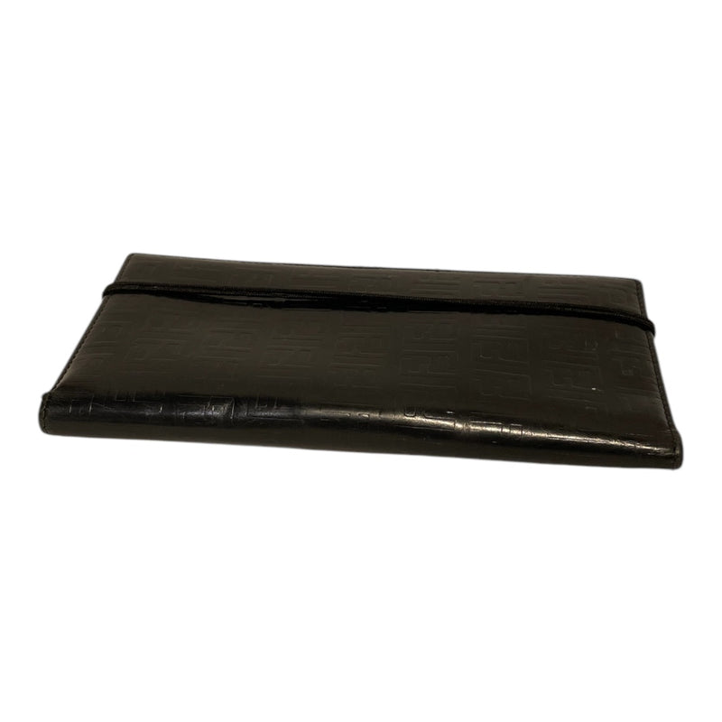 FENDI/Bifold Wallet/All Over Print/Leather/BLK/