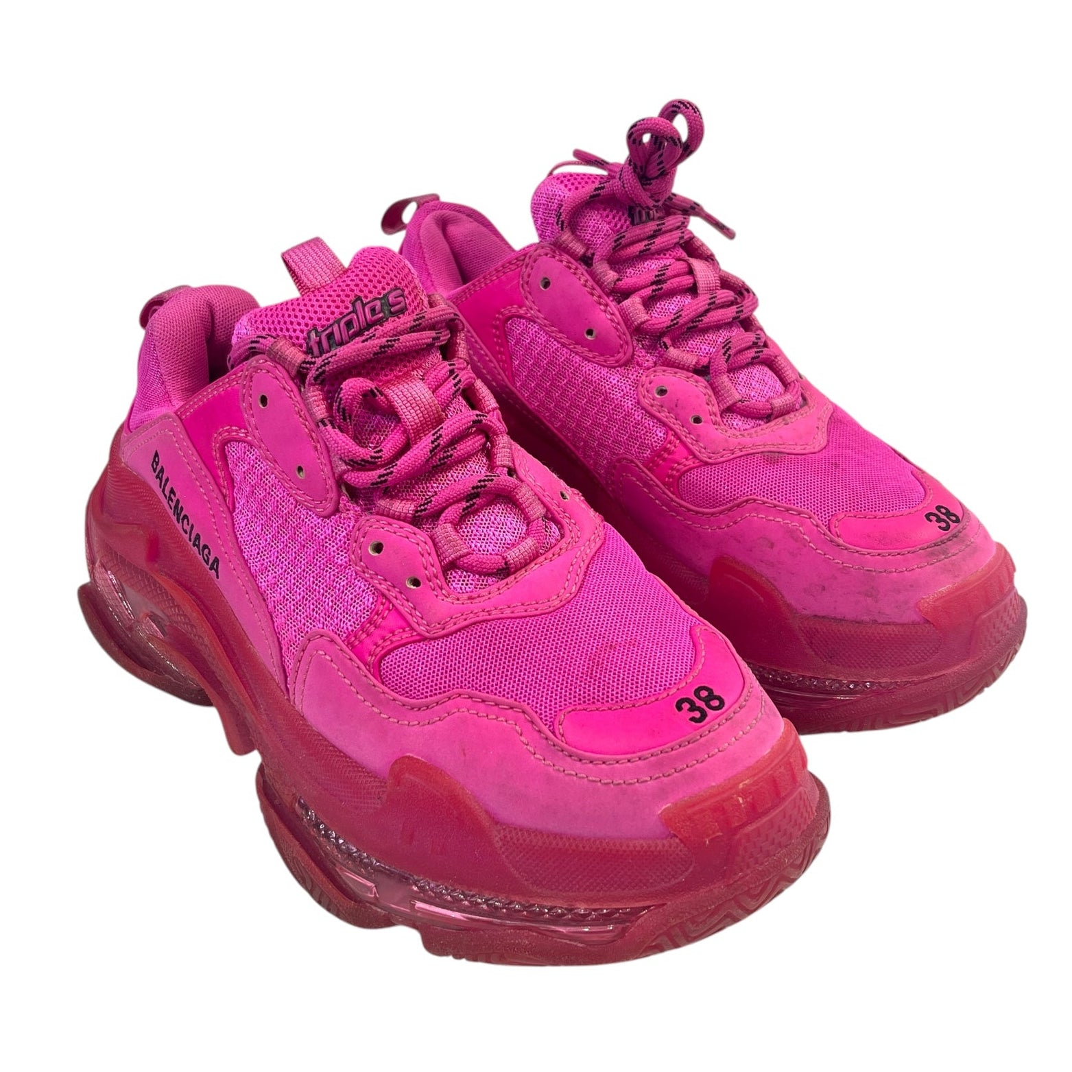 BALENCIAGA/Low-Sneakers/EU 38/Polyester/PNK/U-Tip/544351 view 1