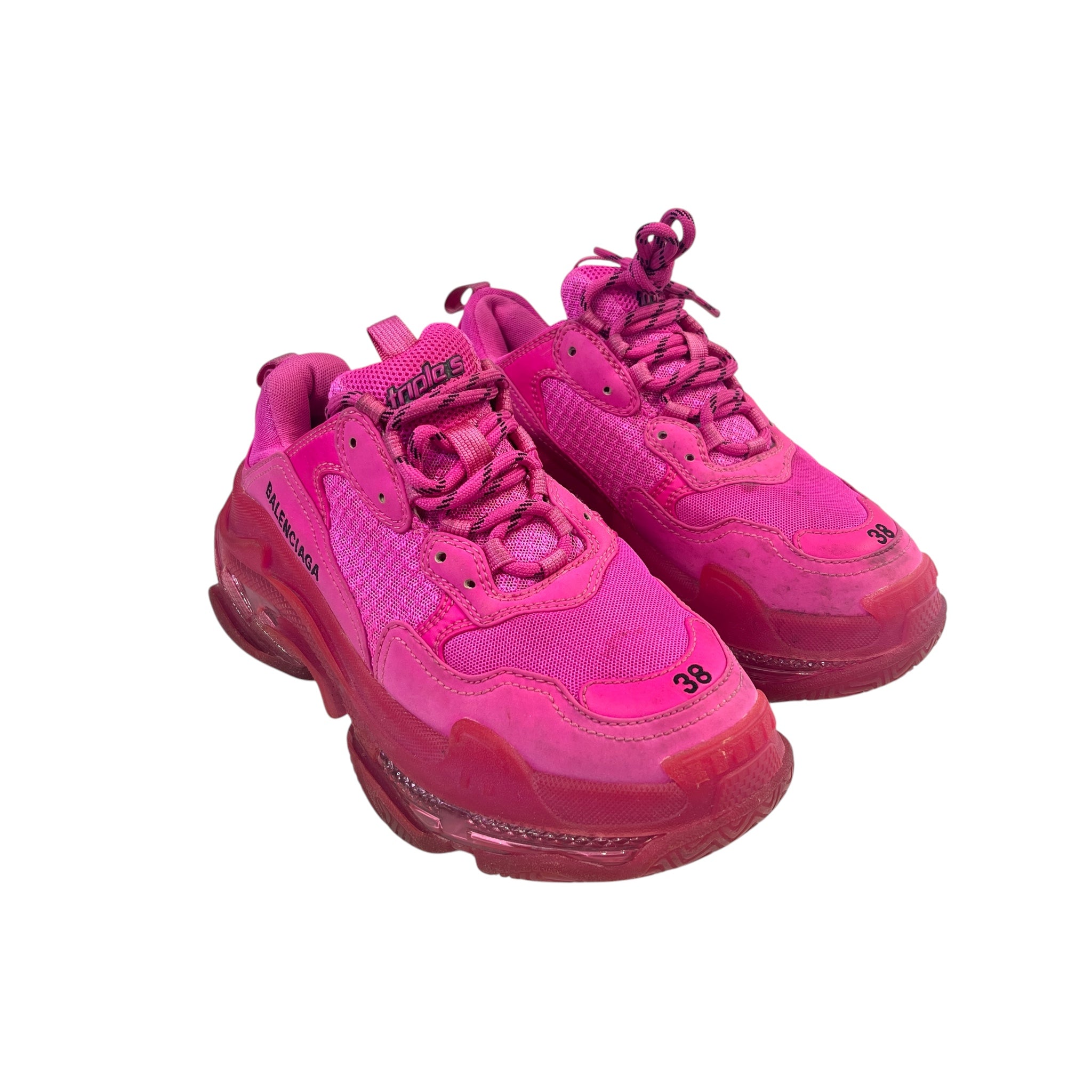 BALENCIAGA/Low-Sneakers/EU 38/Polyester/PNK/U-Tip/544351 view 1