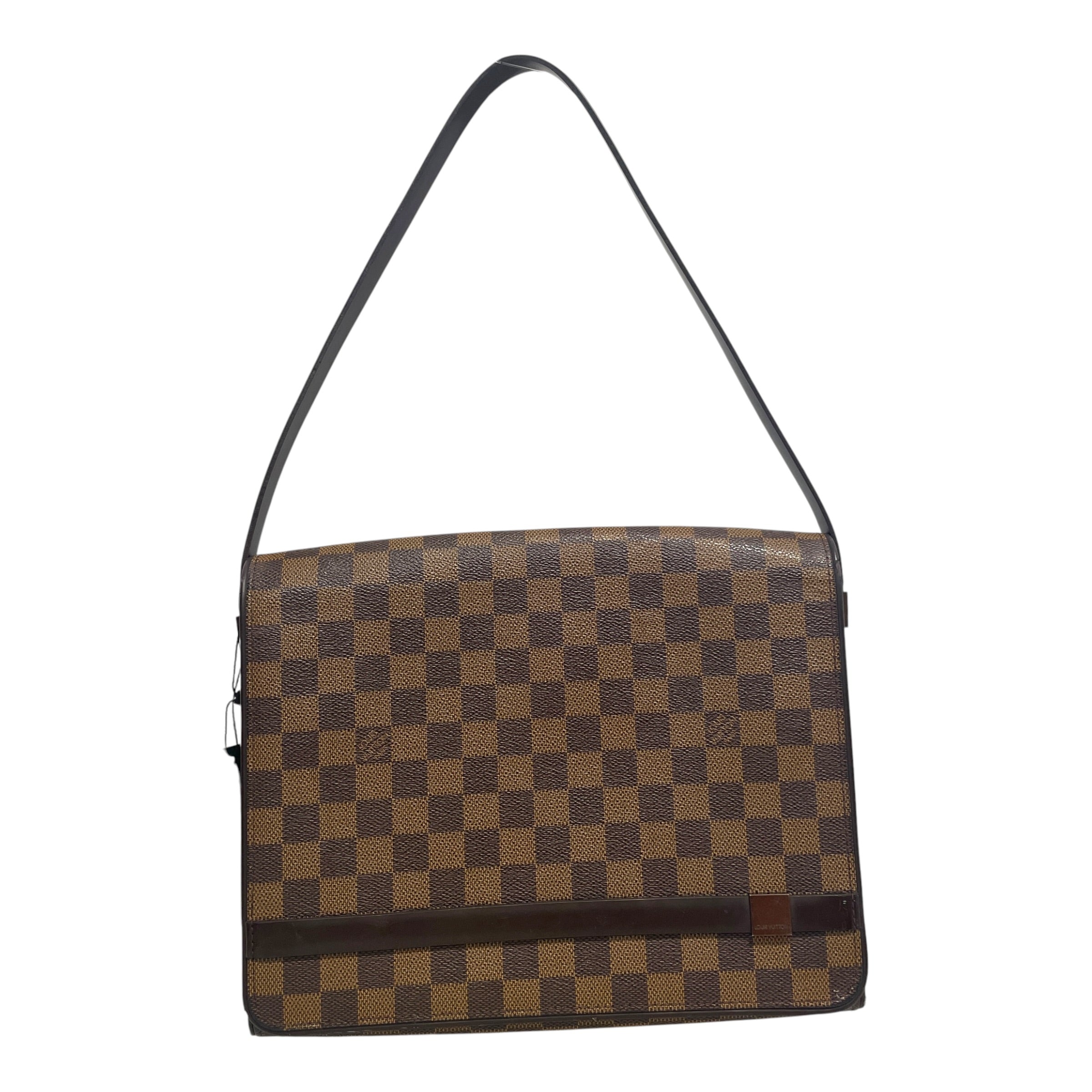 LOUIS VUITTON/Hand Bag/Monogram/Leather/BRW/Damier Ebene Tribeca Long view 1