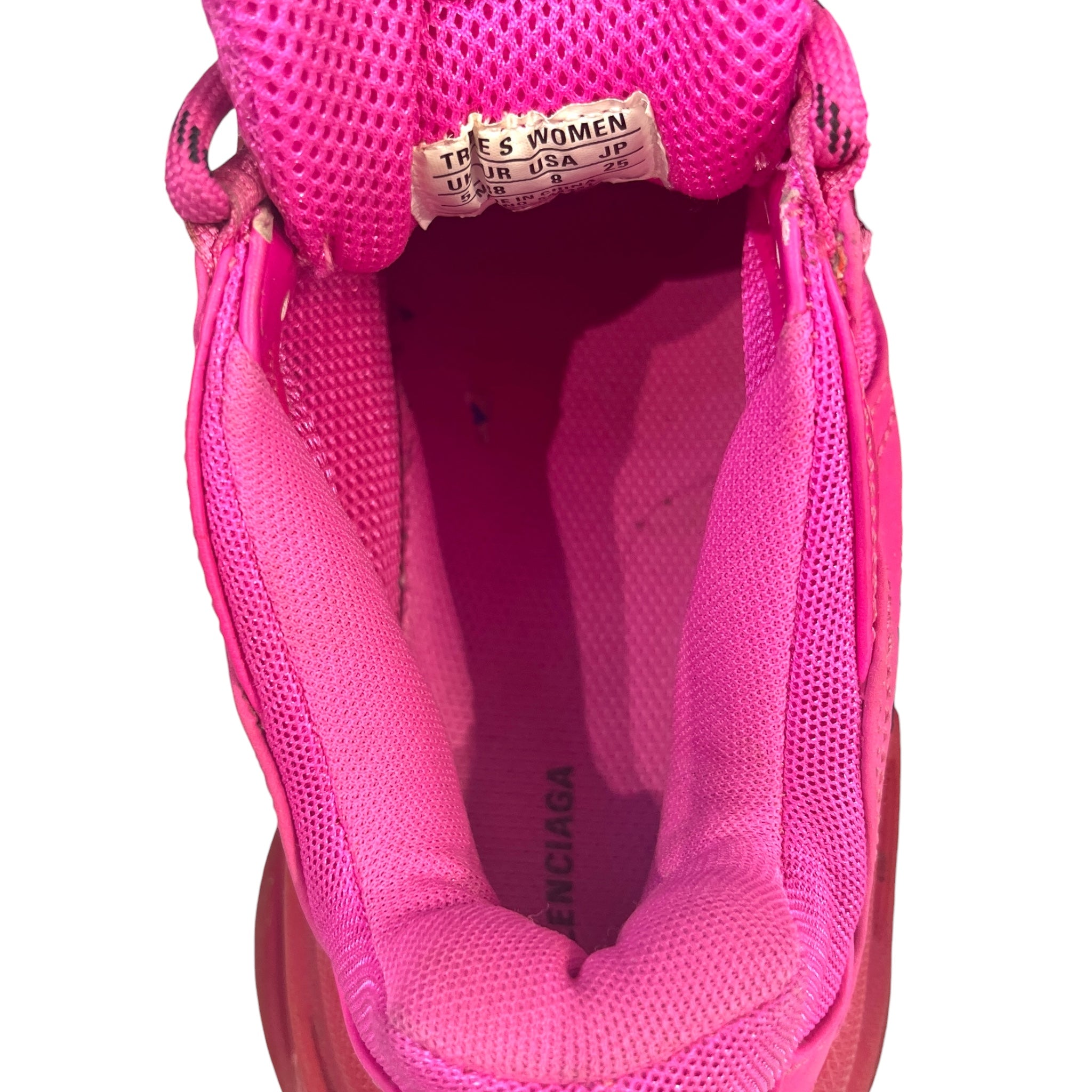 BALENCIAGA/Low-Sneakers/EU 38/Polyester/PNK/U-Tip/544351 view 3