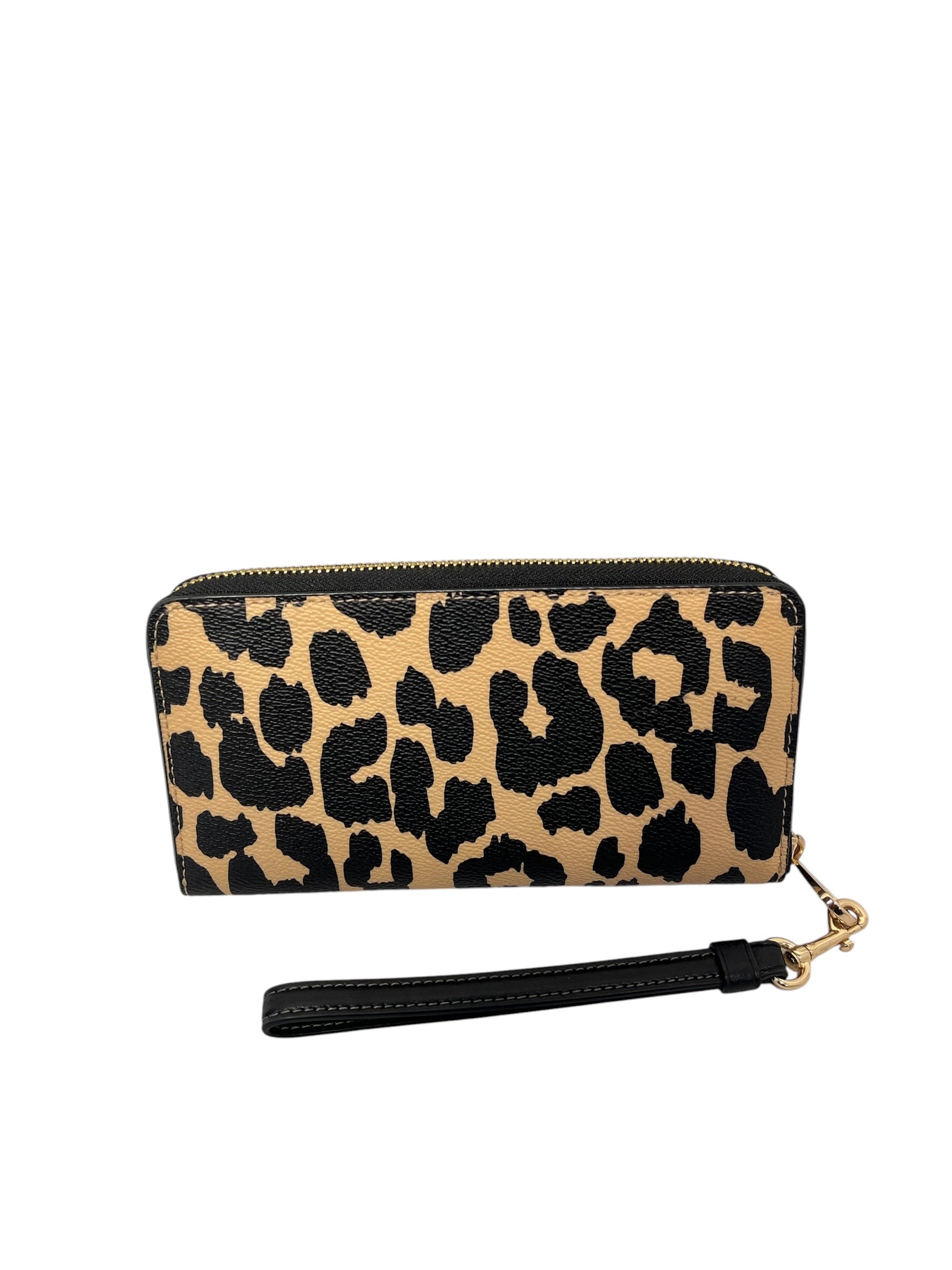 COACH/Long Wallet/Leopard/Leather/BEG/L's/ view 2
