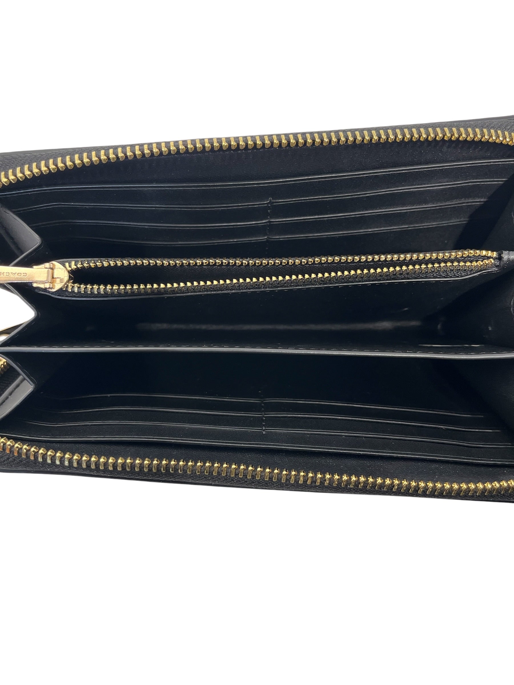COACH/Long Wallet/Leopard/Leather/BEG/L's/ view 3