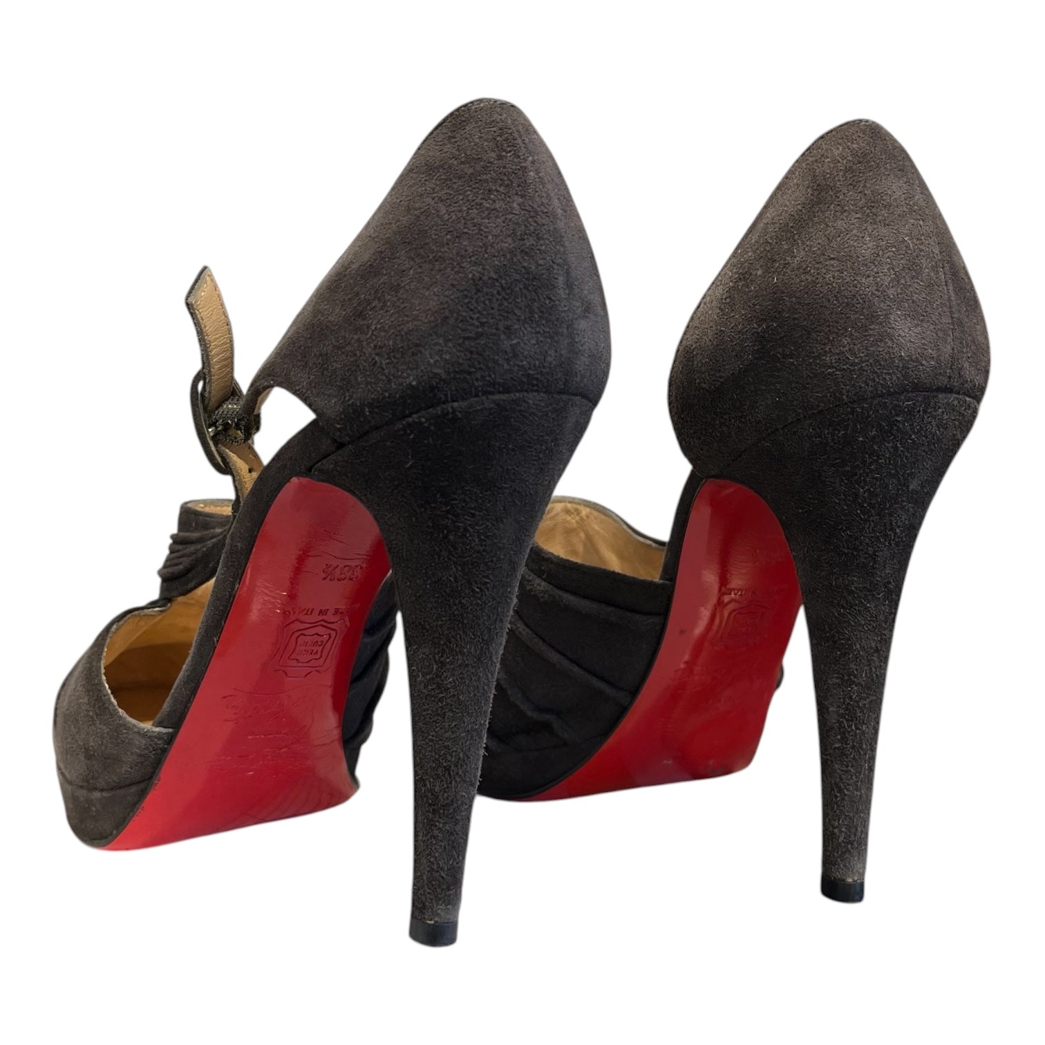 Christian Louboutin/Heels/EU 38.5/BLK/DRAPIDAY RED BOTTOM PUMPS view 2