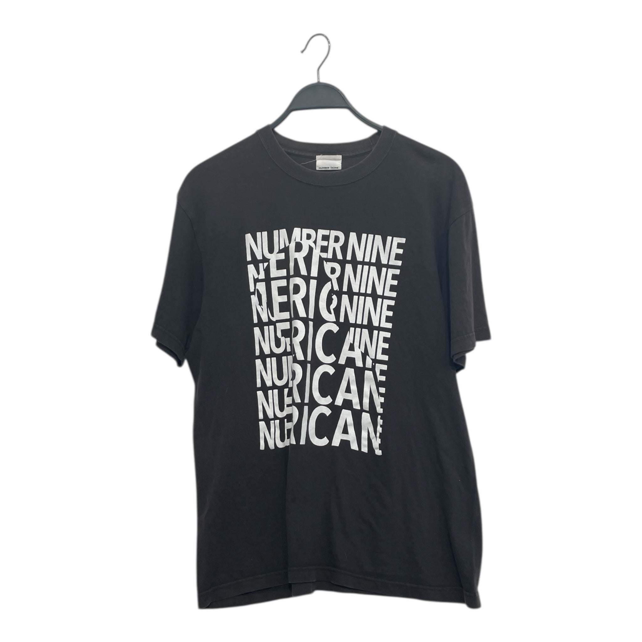 NUMBER (N)INE/T-Shirt/3/Cotton/GRY/logo front view 1