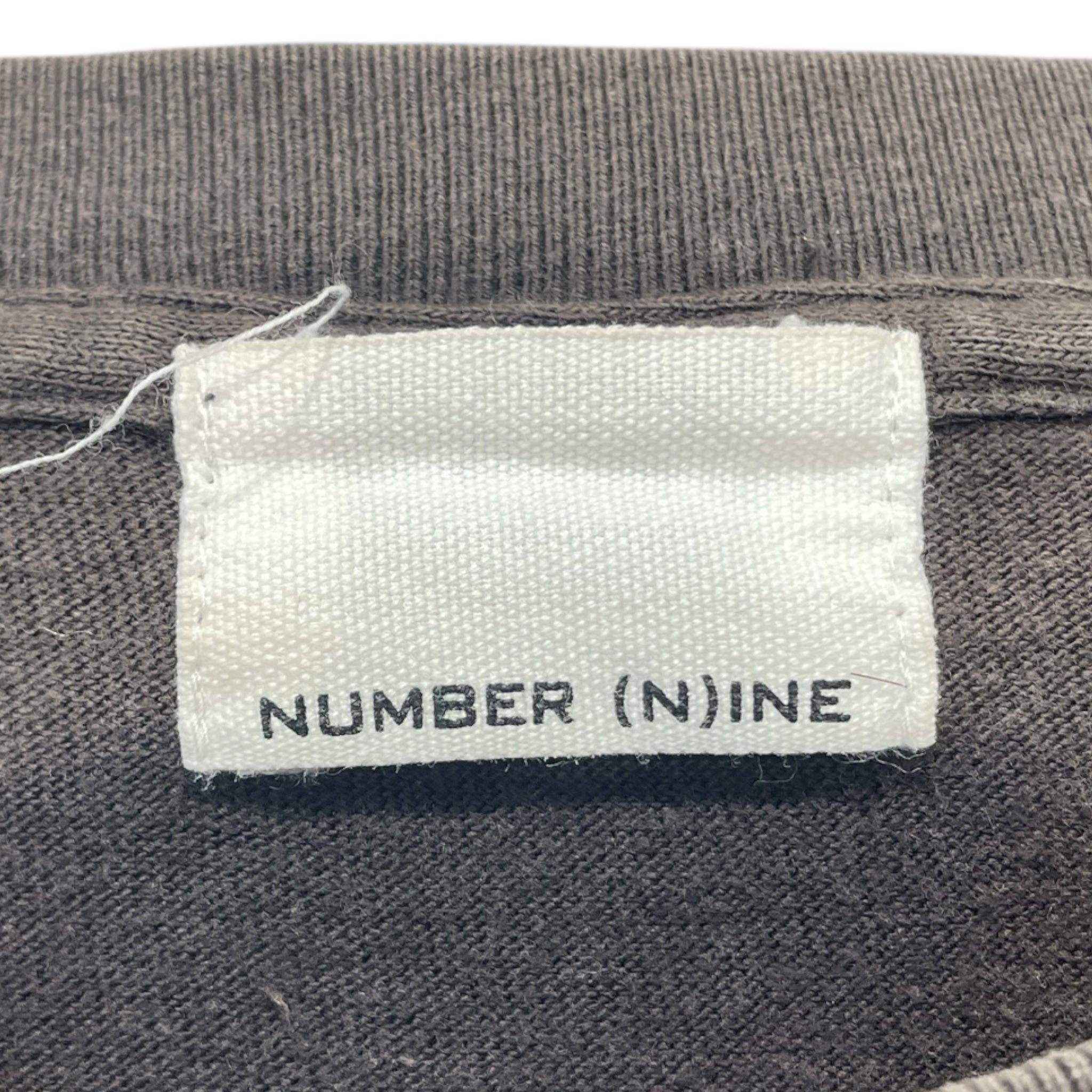 NUMBER (N)INE/T-Shirt/3/Cotton/GRY/logo front view 3