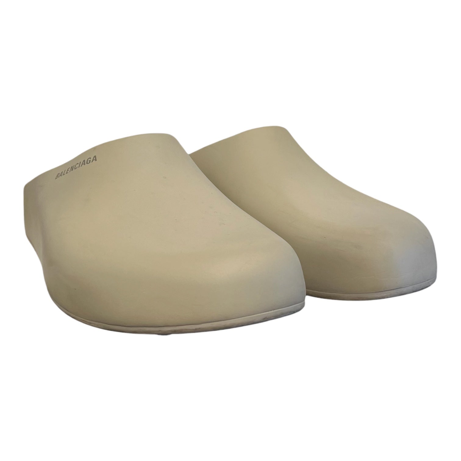 BALENCIAGA/Shoes/EU 45/BEG/RUBBER MULES POOL CLOSED view 1