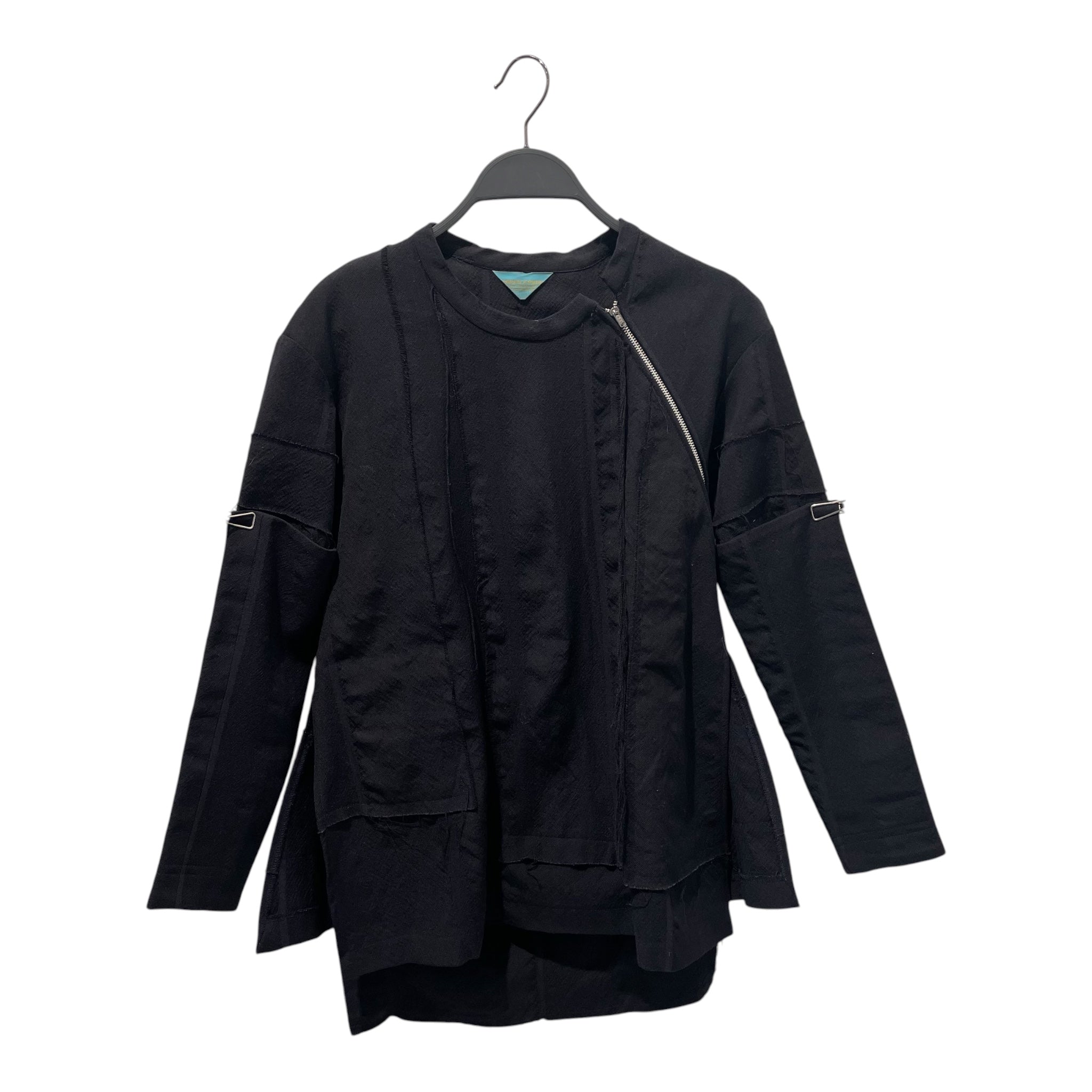 UNDERCOVER/Shirt Dress/2/Cotton/NVY/2013 sleeve detach view 3