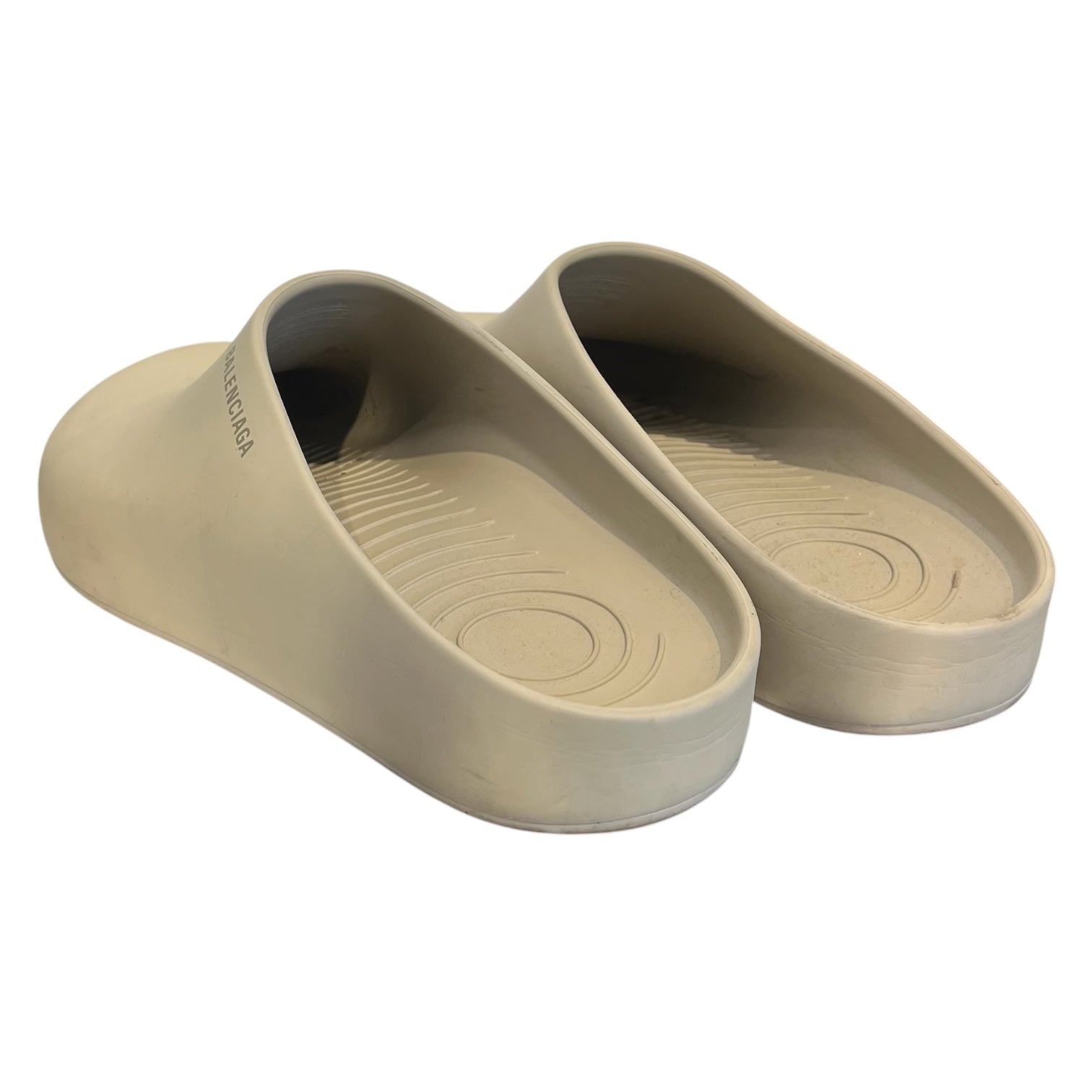 BALENCIAGA/Shoes/EU 45/BEG/RUBBER MULES POOL CLOSED view 2