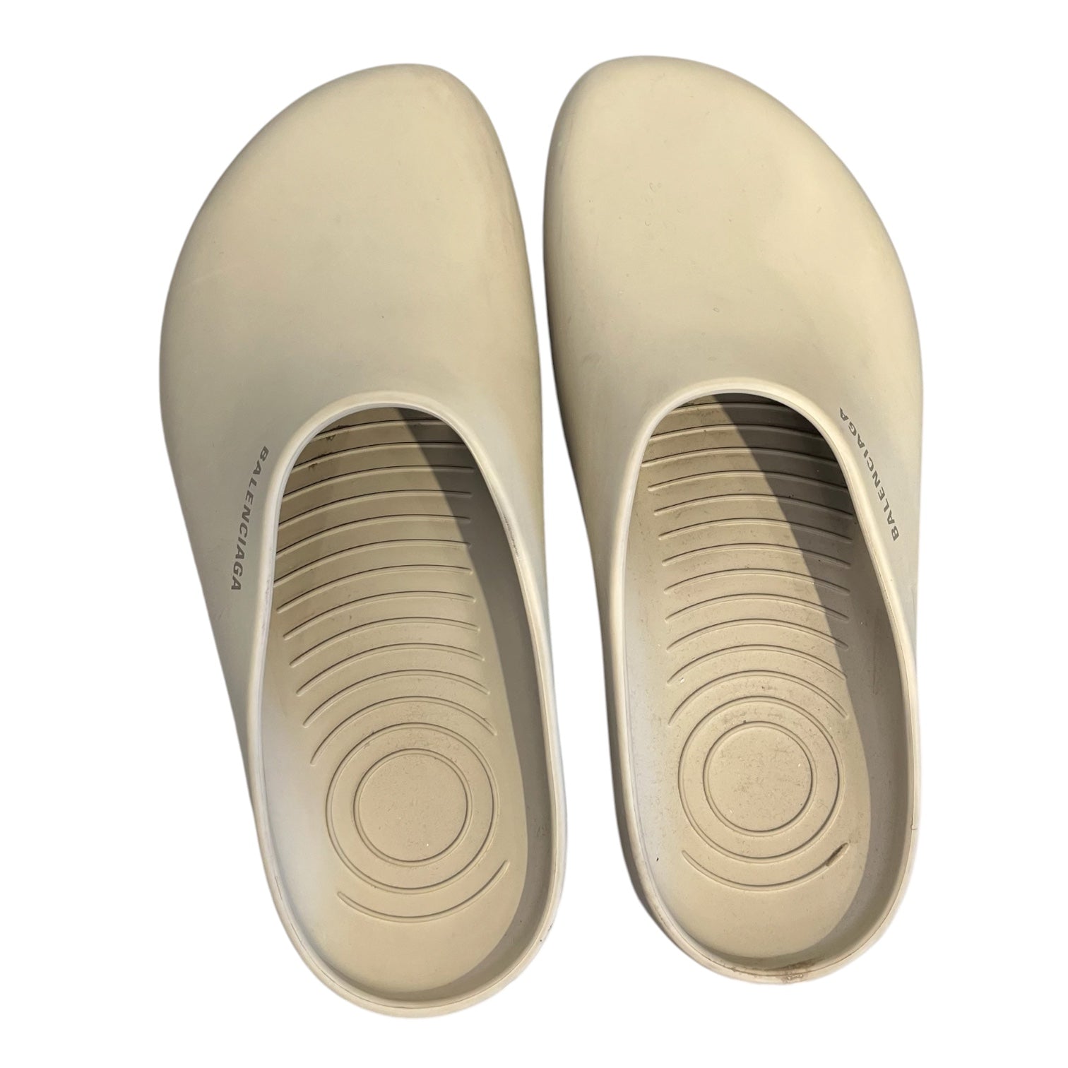BALENCIAGA/Shoes/EU 45/BEG/RUBBER MULES POOL CLOSED view 3