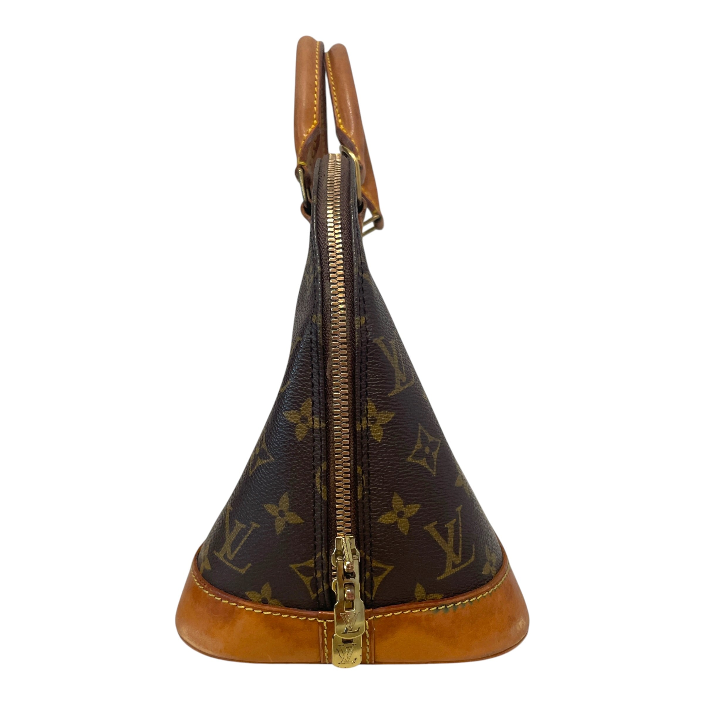 LOUIS VUITTON/Hand Bag/Monogram/Leather/BRW/Monogram Alma PM Handbag view 3