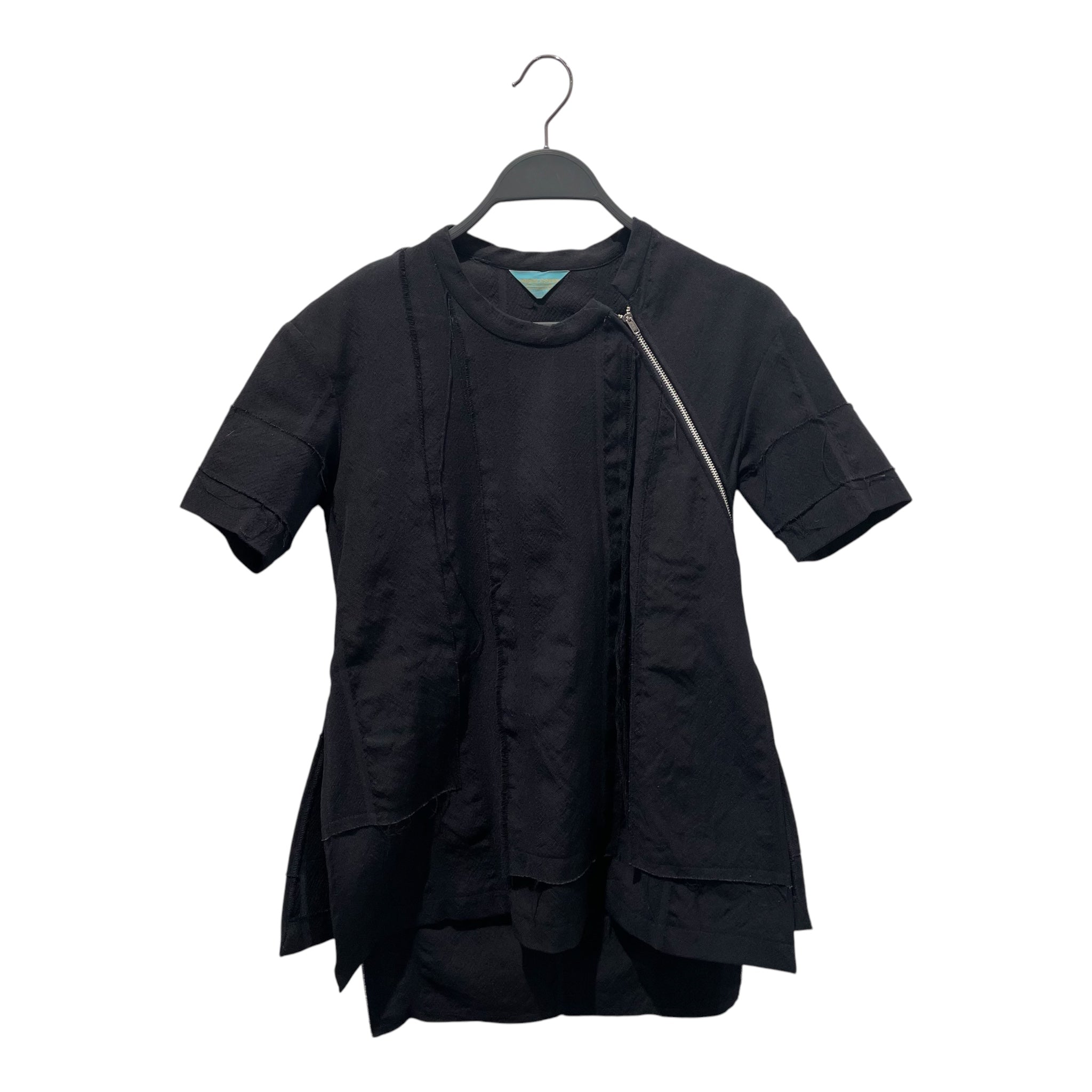 UNDERCOVER/Shirt Dress/2/Cotton/NVY/2013 sleeve detach view 1