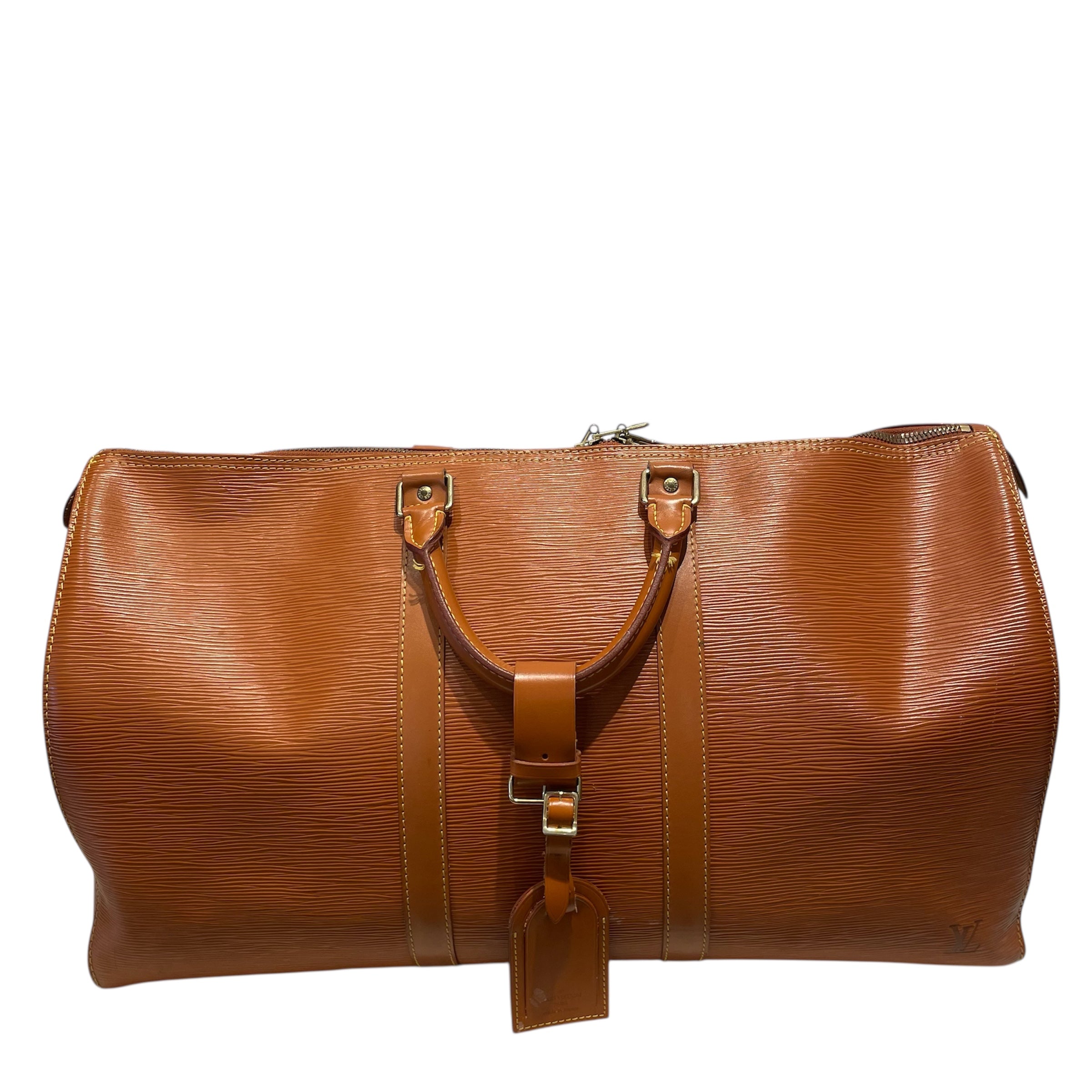 LOUIS VUITTON/Boston Bag/Leather/ORN/LV KeepAll 50 Boston Bag view 1