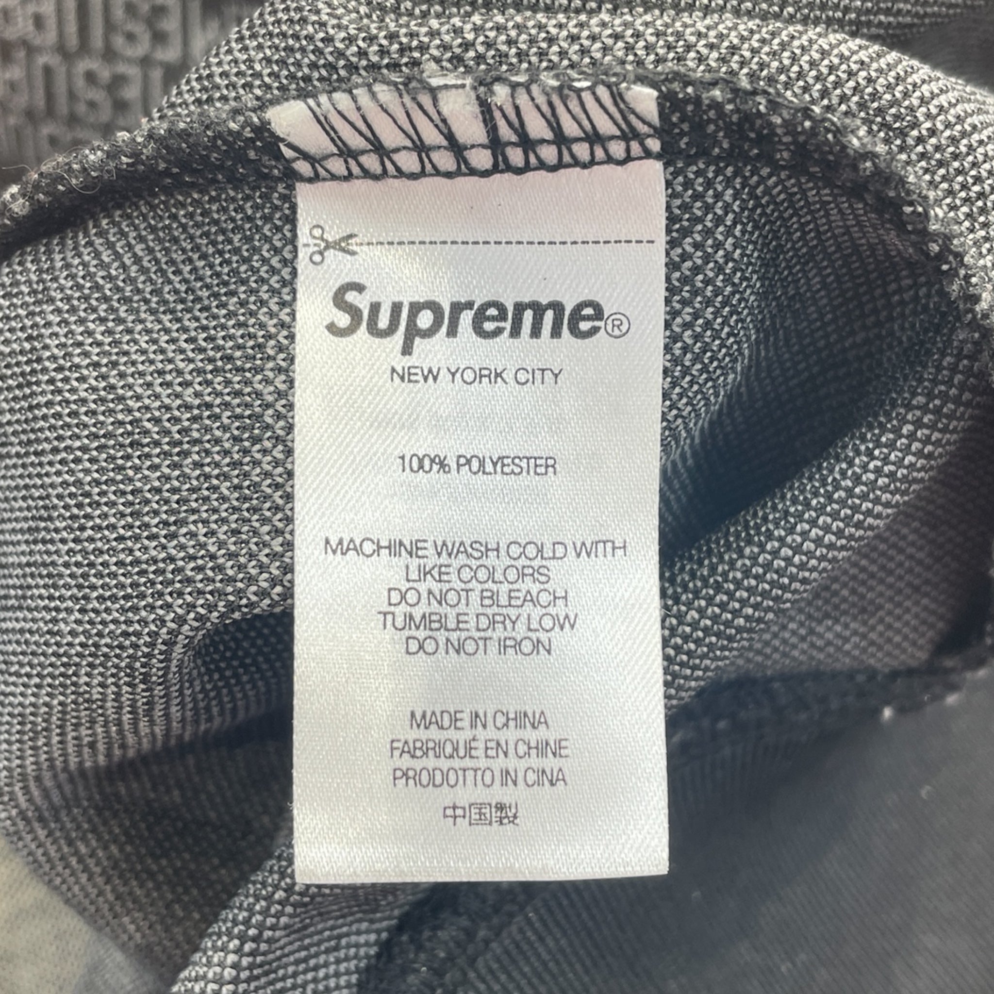 Supreme/Track Jkt/M/All Over Print/Polyester/BLK/ view 4