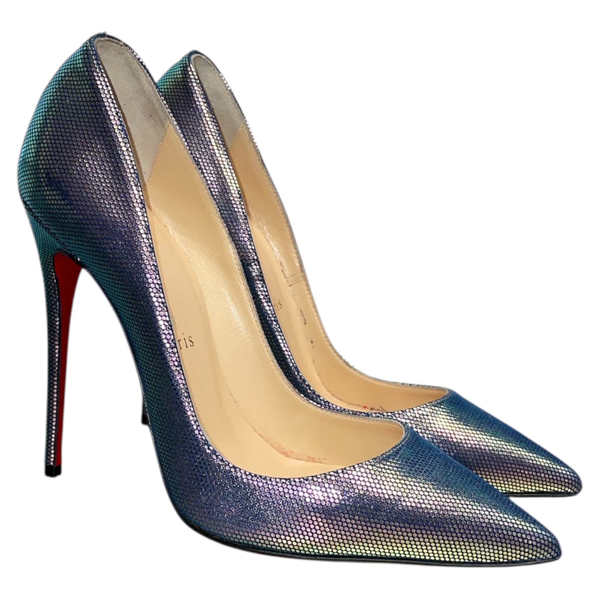 Christian Louboutin/Heels/EU 36/Iridescent/Leather/MLT/So Kate 120 Tissu view 1