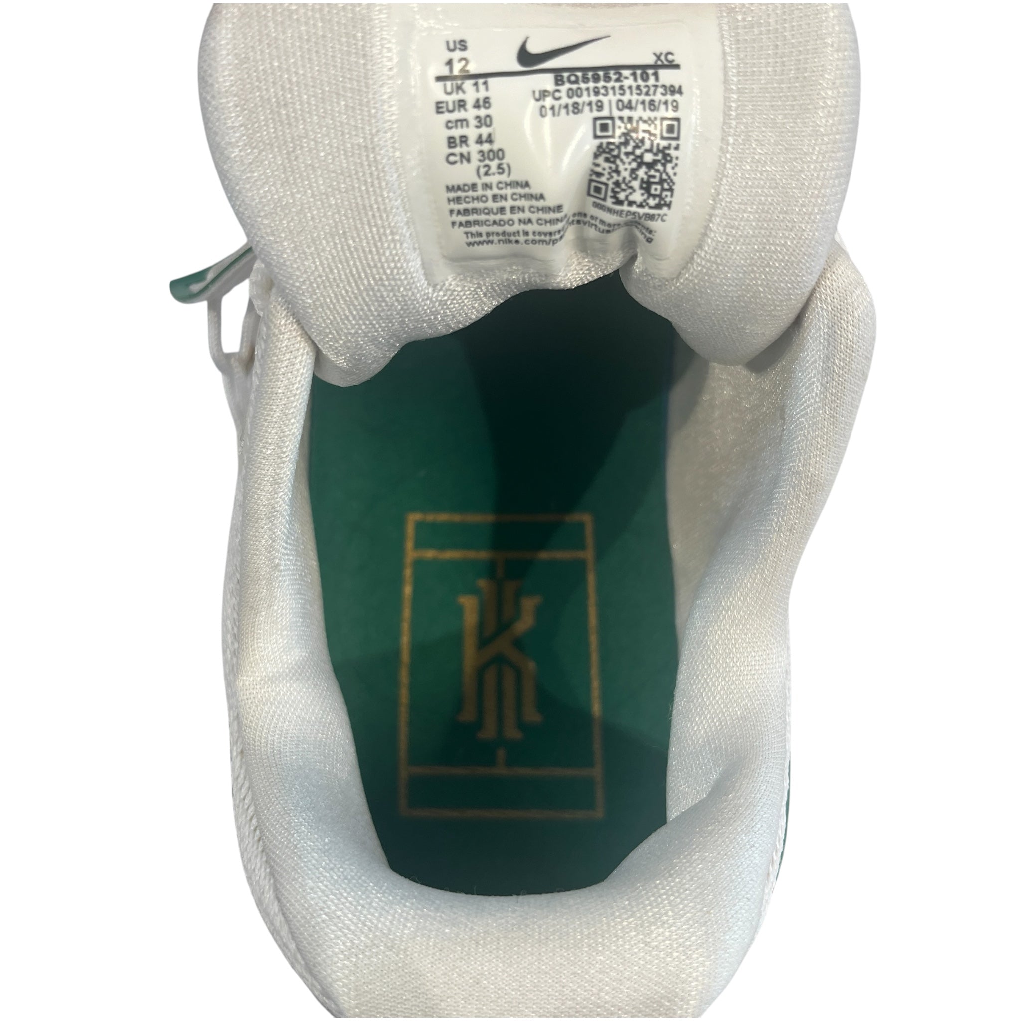 NIKE/Low-Sneakers/US 12/Polyester/WHT/BQ5952-101 view 3