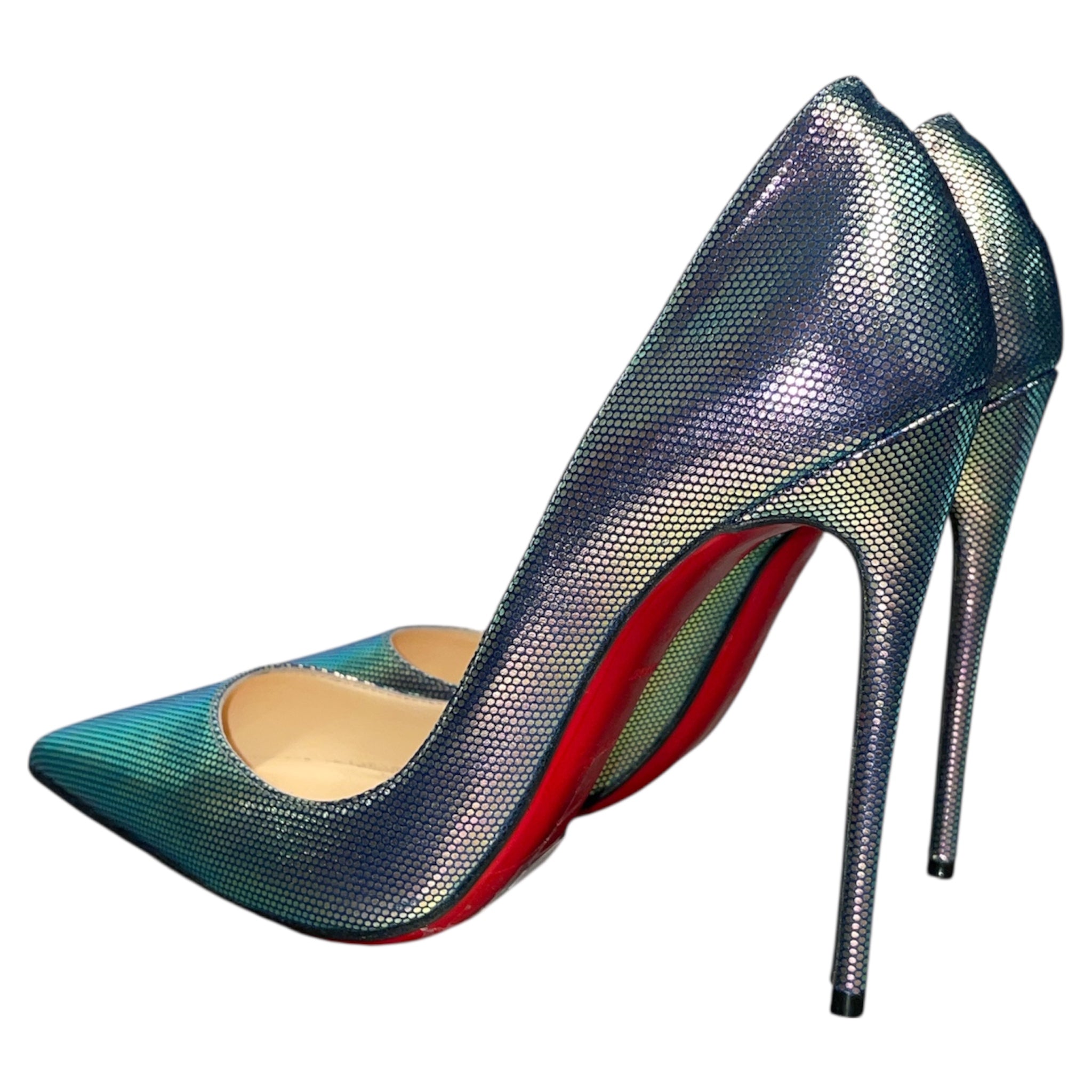 Christian Louboutin/Heels/EU 36/Iridescent/Leather/MLT/So Kate 120 Tissu view 2