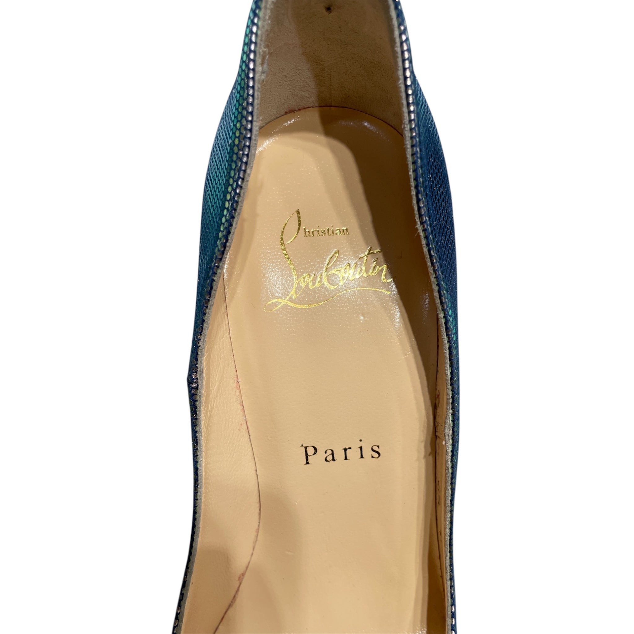 Christian Louboutin/Heels/EU 36/Iridescent/Leather/MLT/So Kate 120 Tissu view 3
