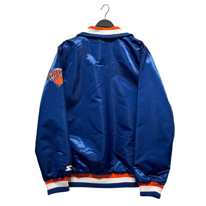 STARTER/Jacket/L/Nylon/BLU/Knicks