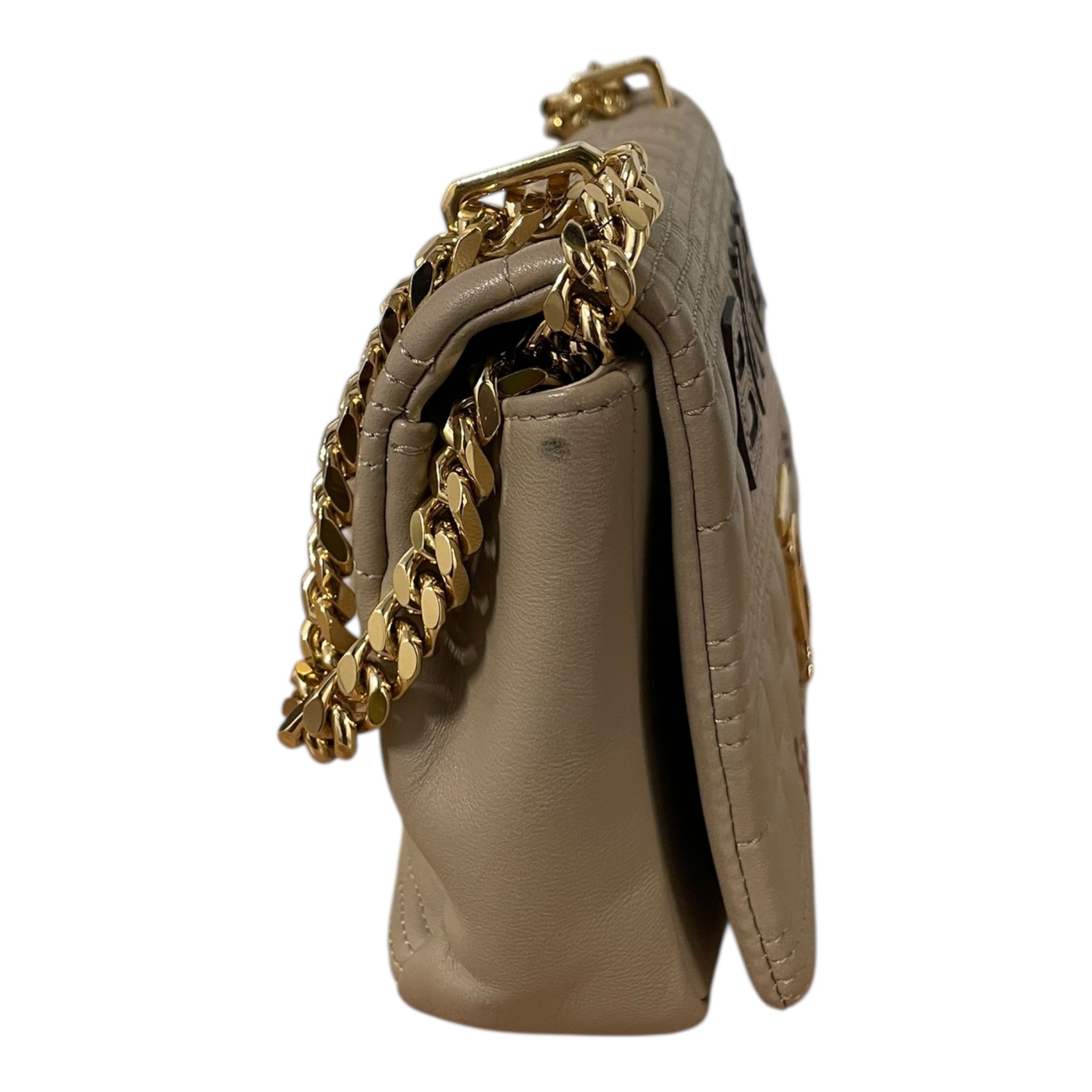 BURBERRY/Cross Body Bag/M/Graphic/Leather/BEG/horseferry bag view 3
