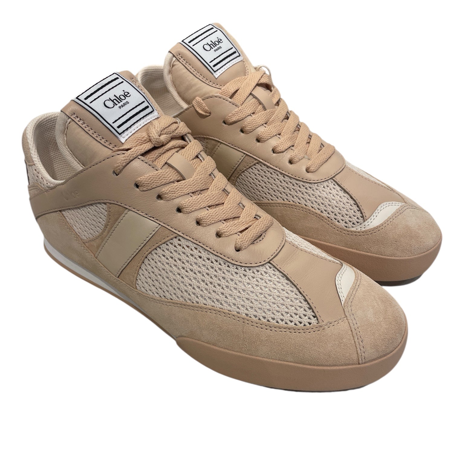 Chloe/Low-Sneakers/EU 42/Suede/BEG/ view 1
