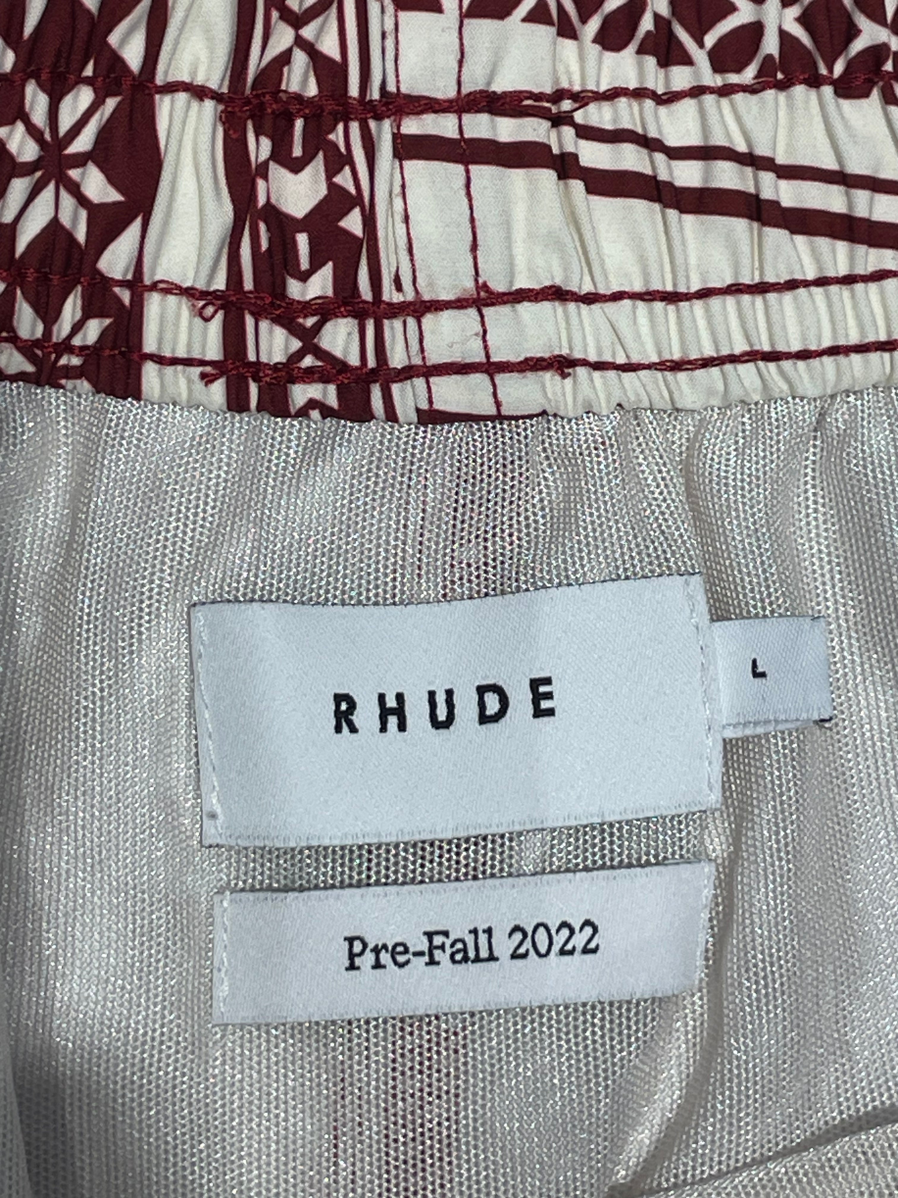 RHUDE/Shorts/L/Nylon/BRD/All Over Print/Card Print Short view 3