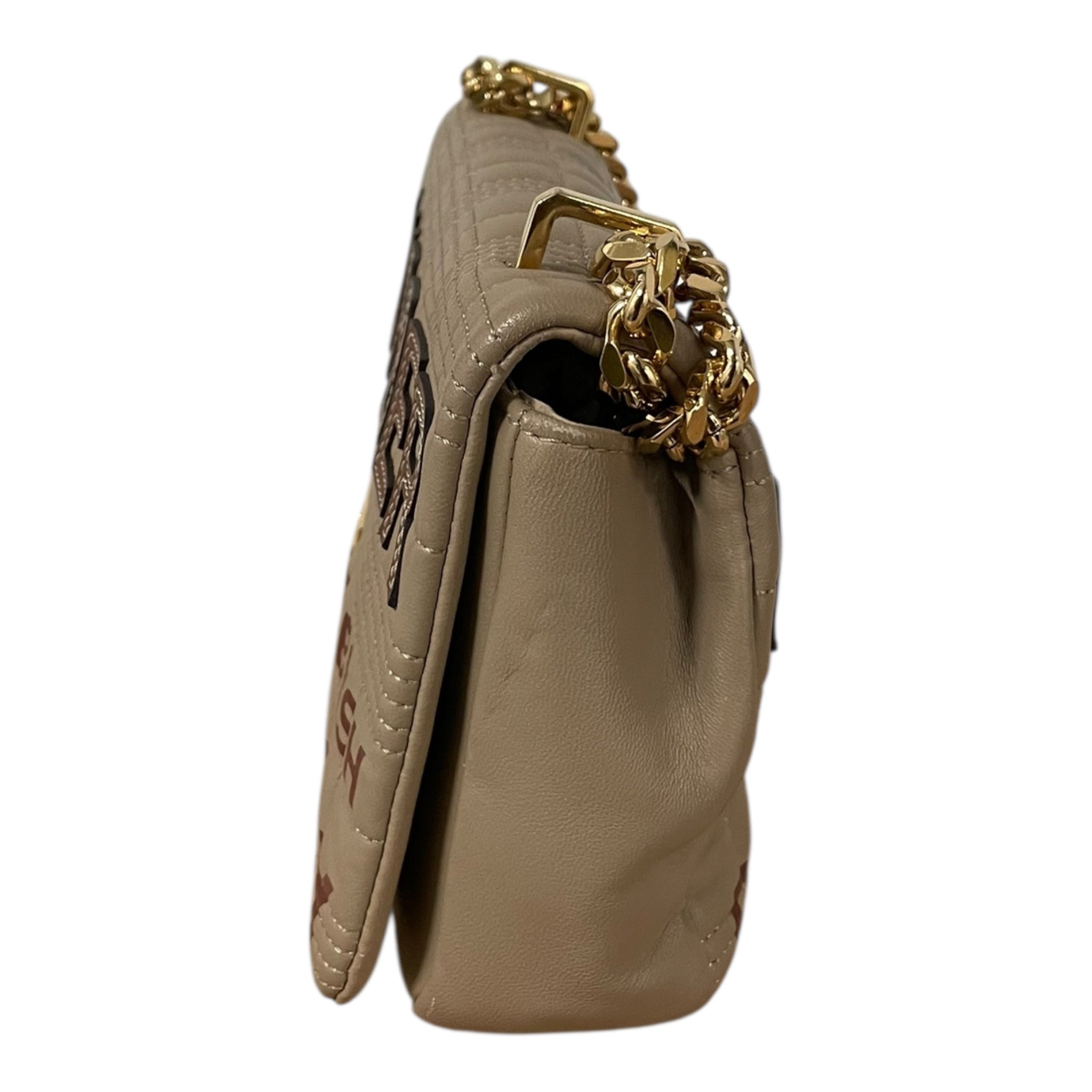 BURBERRY/Cross Body Bag/M/Graphic/Leather/BEG/horseferry bag view 4