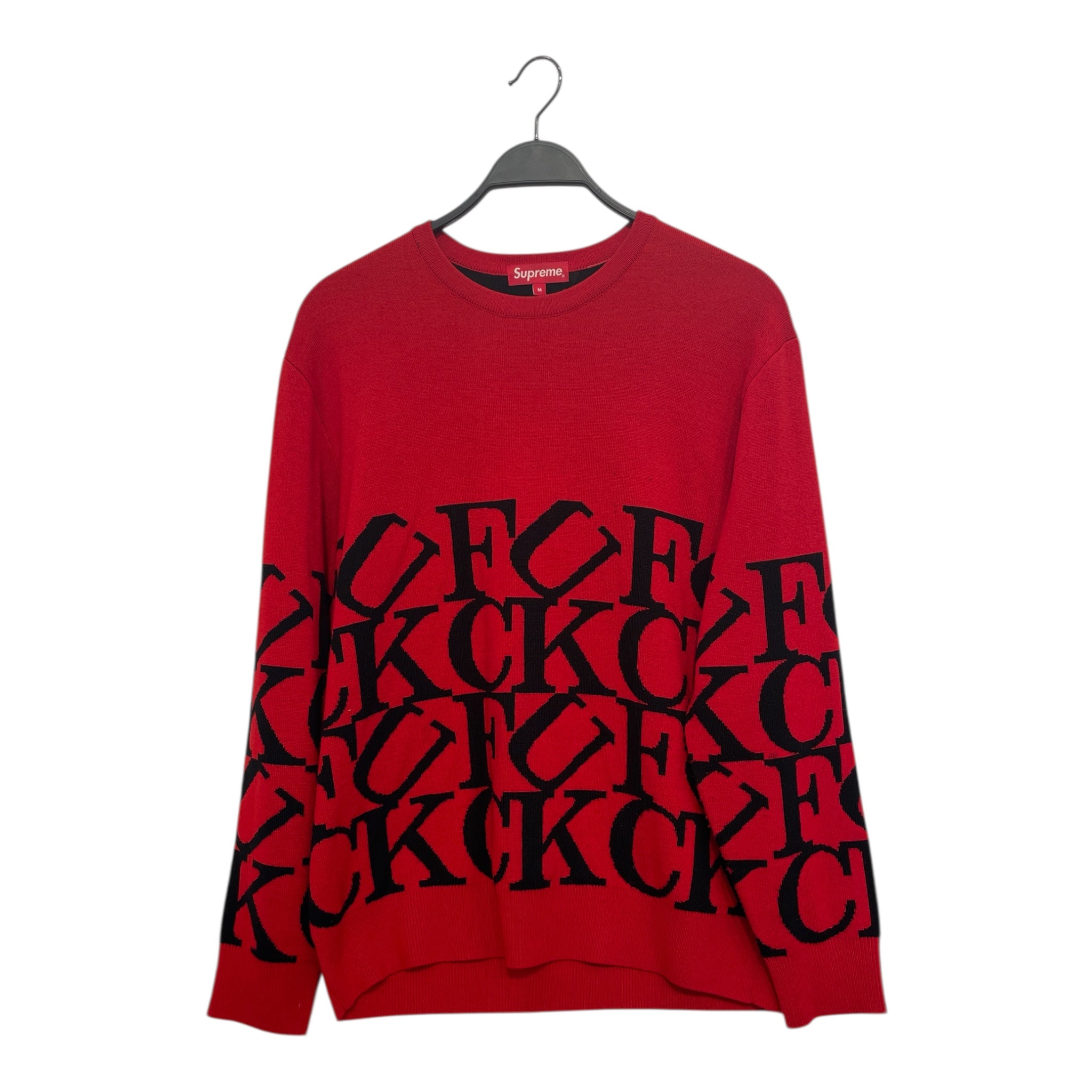 Supreme/Sweater/M/All Over Print/Cotton/RED/ view 1