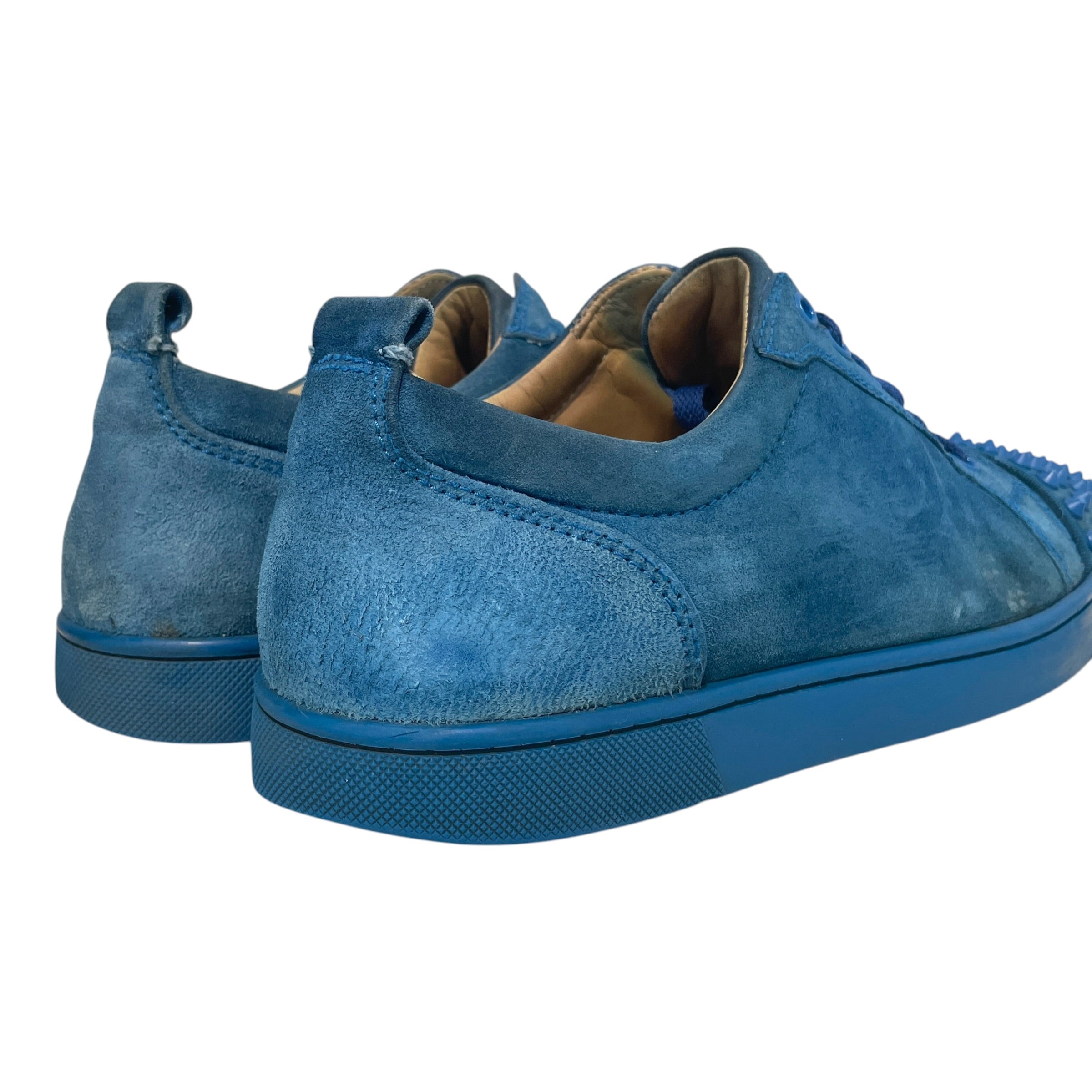 Christian Louboutin/Low-Sneakers/EU 40/Suede/BLU/Junior Spike Red Bottoms view 3