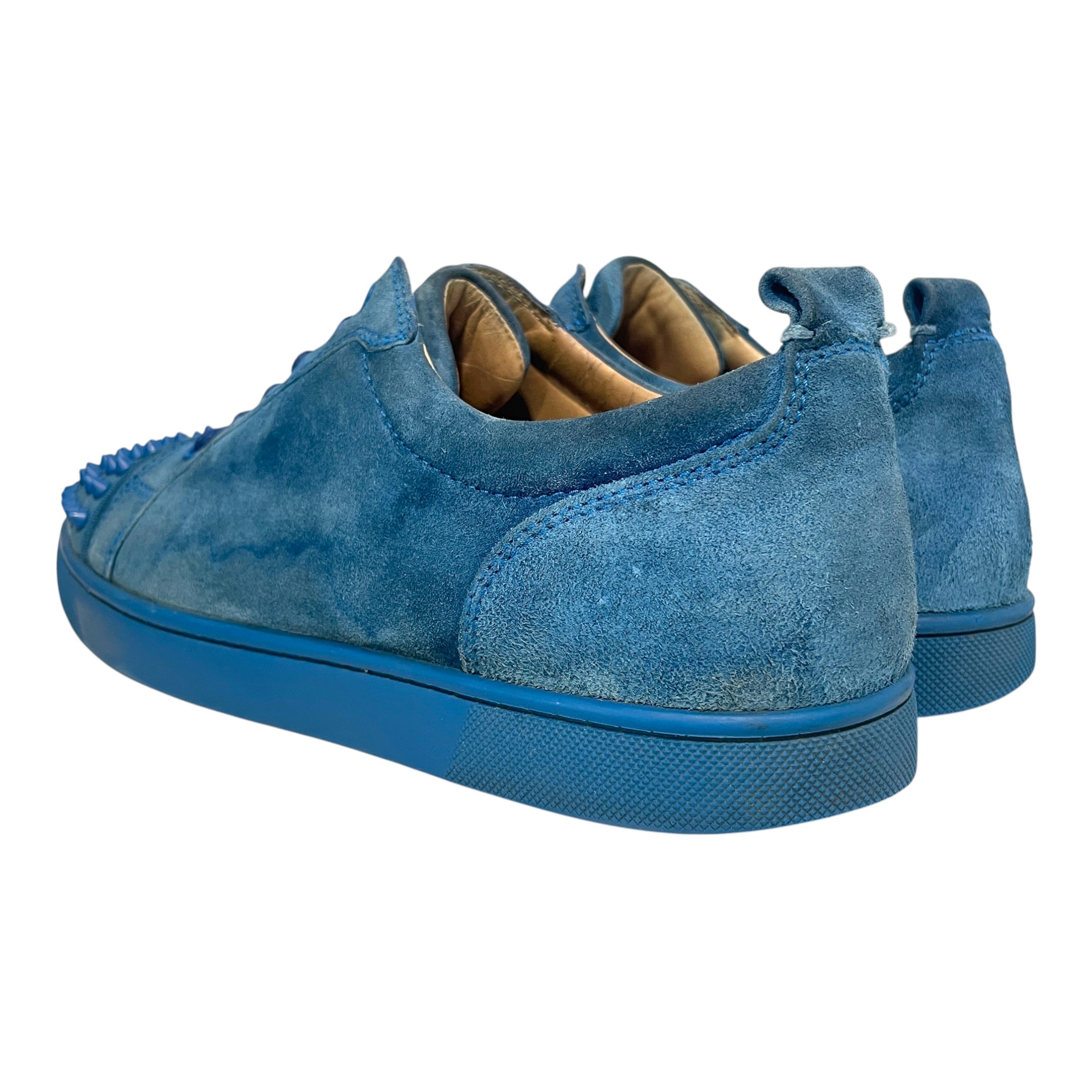 Christian Louboutin/Low-Sneakers/EU 40/Suede/BLU/Junior Spike Red Bottoms view 2