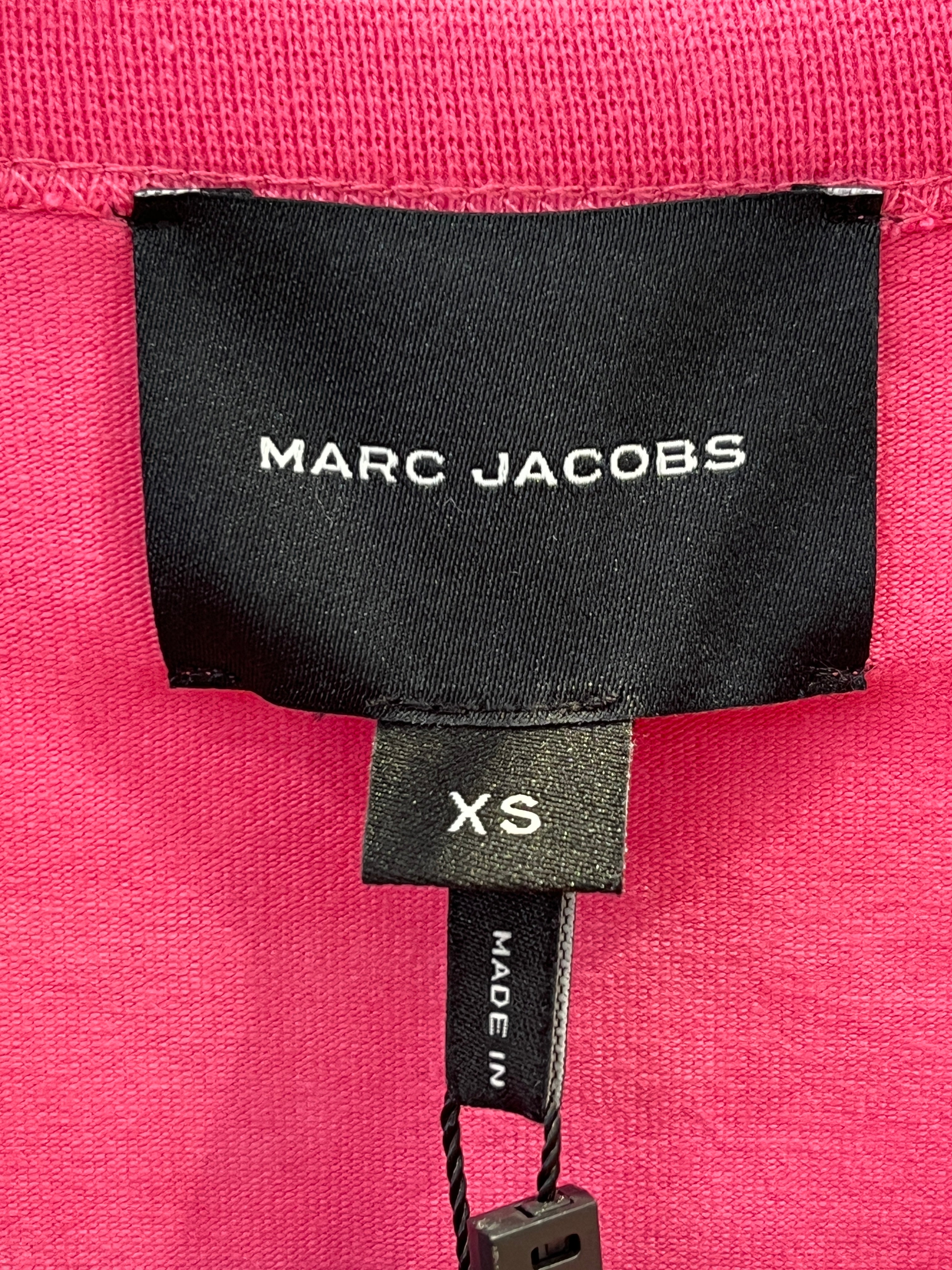 MARC JACOBS/T-Shirt/XS/Monogram/Cotton/PNK/TWO TONE PNK view 3
