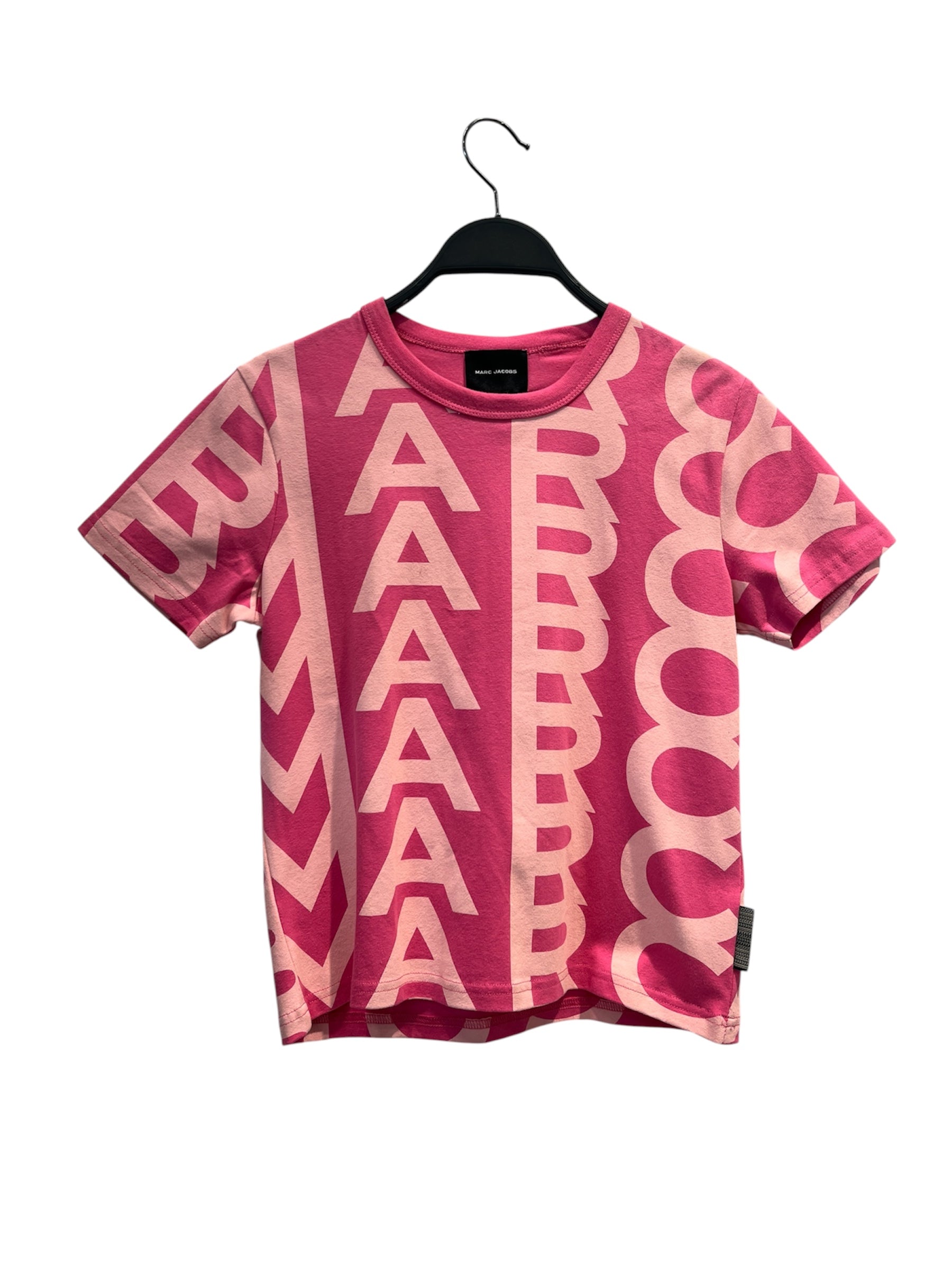 MARC JACOBS/T-Shirt/XS/Monogram/Cotton/PNK/TWO TONE PNK view 1