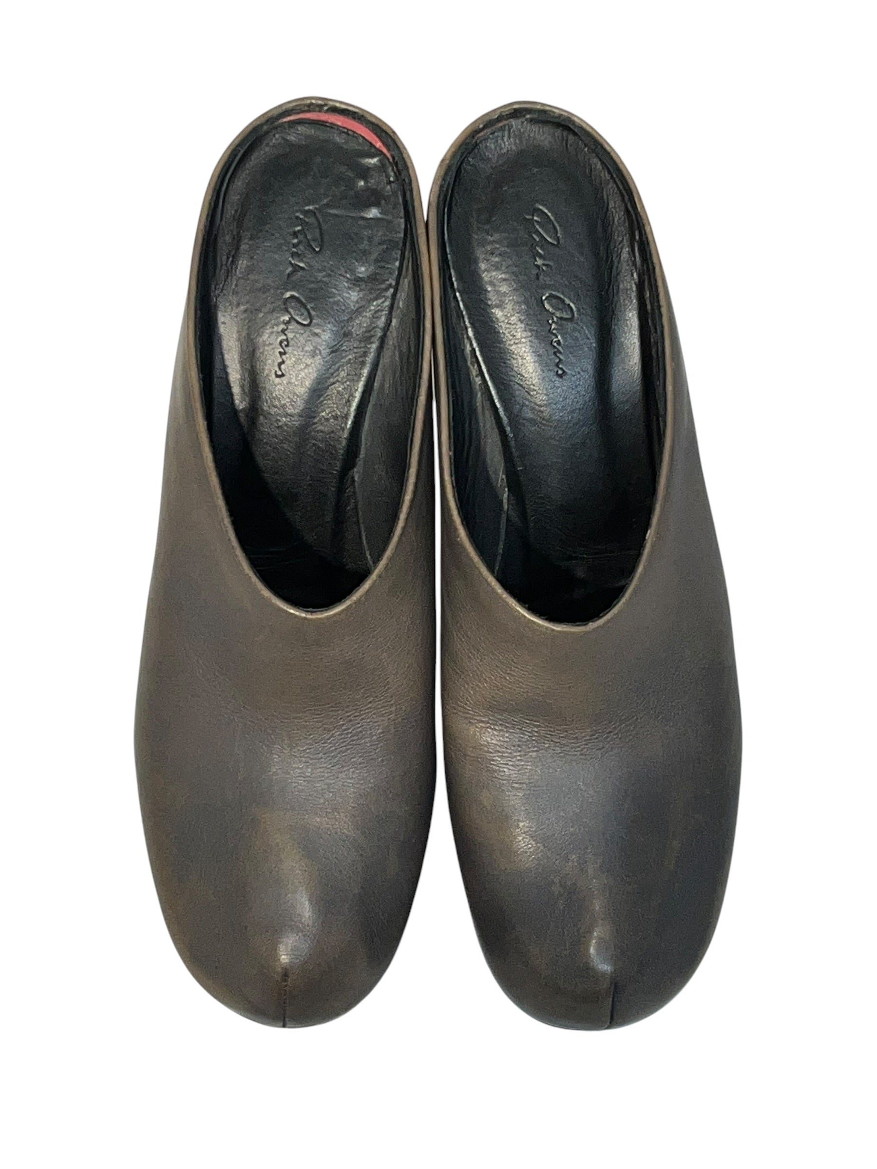 Rick Owens/Heels/EU 41/Leather/GRY/ view 3