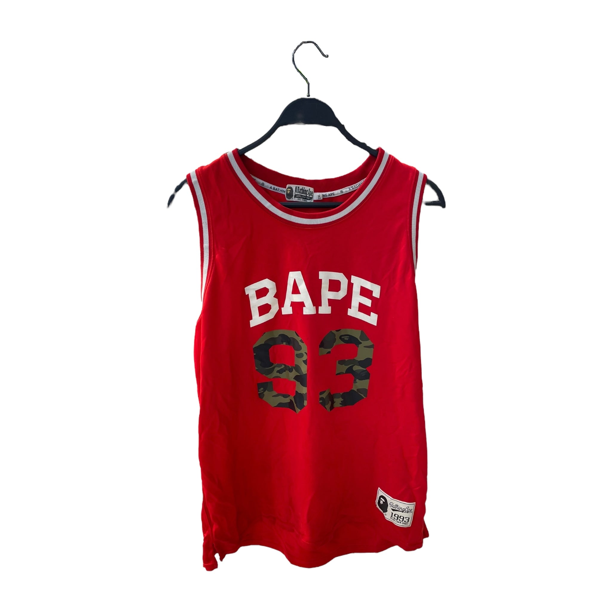 A Bathing Ape/Tank Top/XXL/Cotton/RED/ view 1