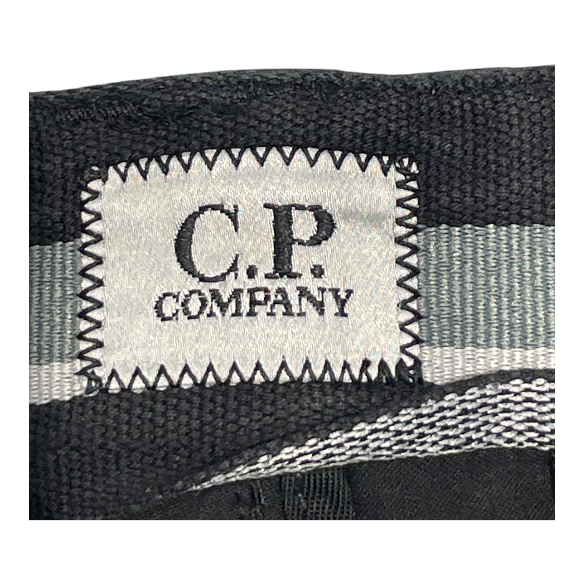 C.P.COMPANY/Cargo Pants/46/Cotton/BLK/Cargo goggle pocket view 3