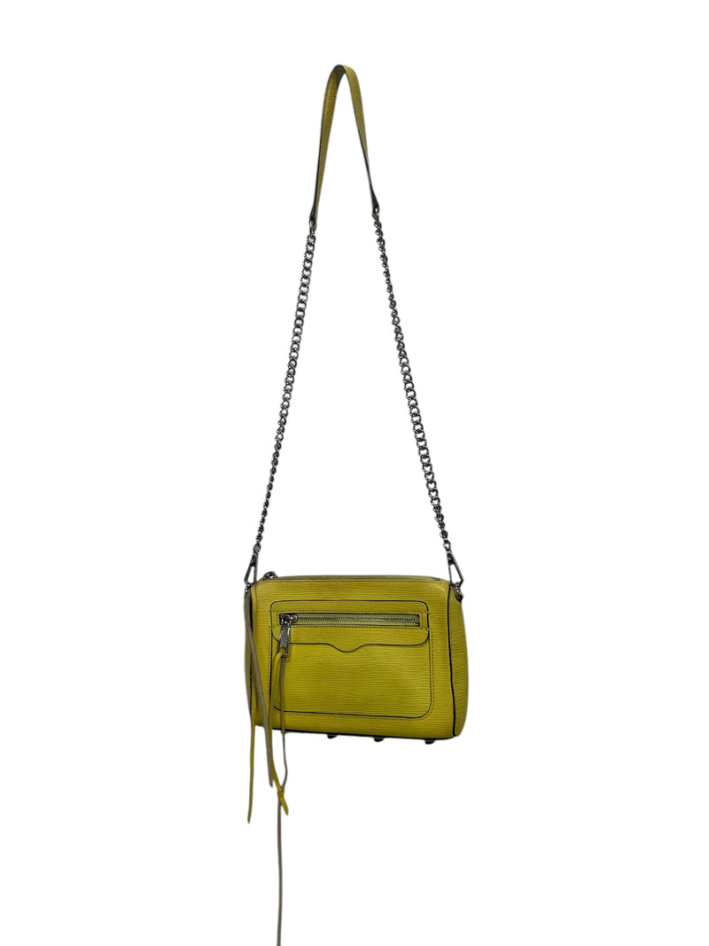 REBECCA MINKOFF/Cross Body Bag/Leather/YEL/