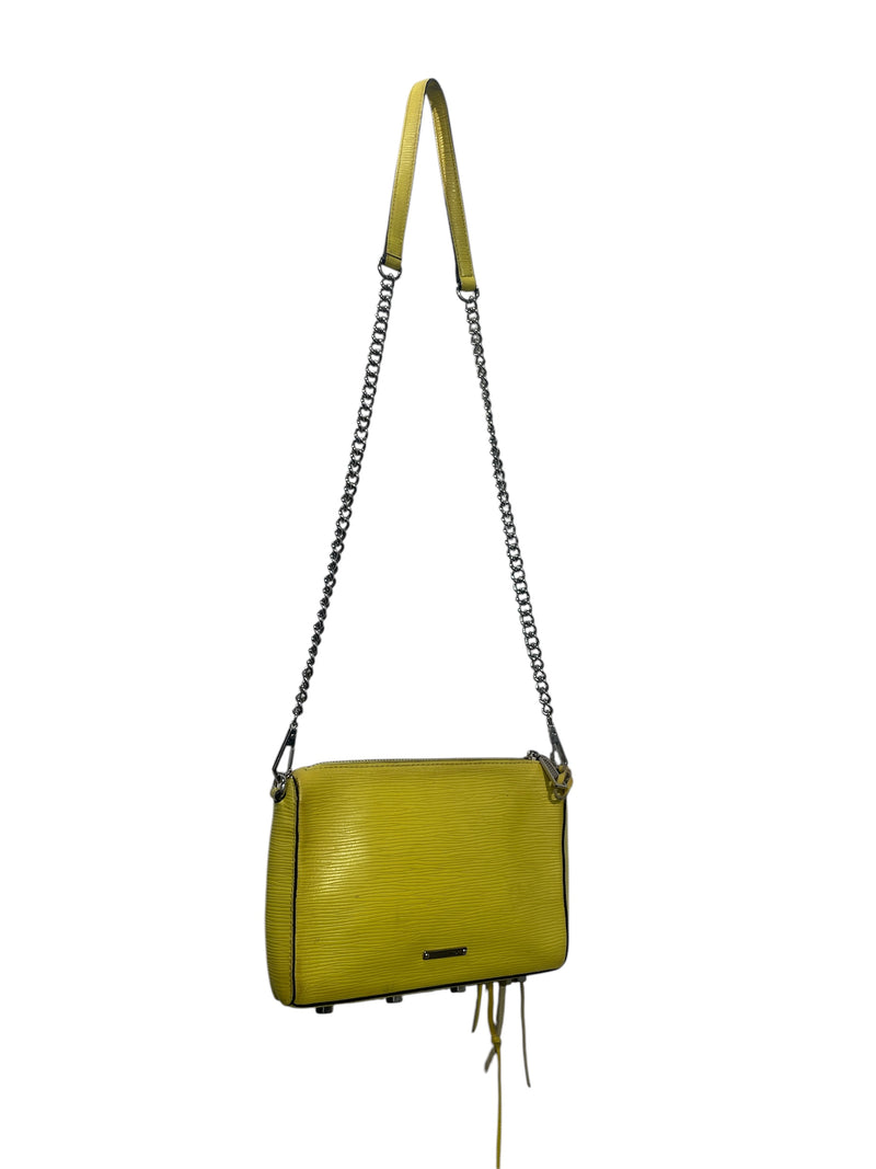 REBECCA MINKOFF/Cross Body Bag/Leather/YEL/