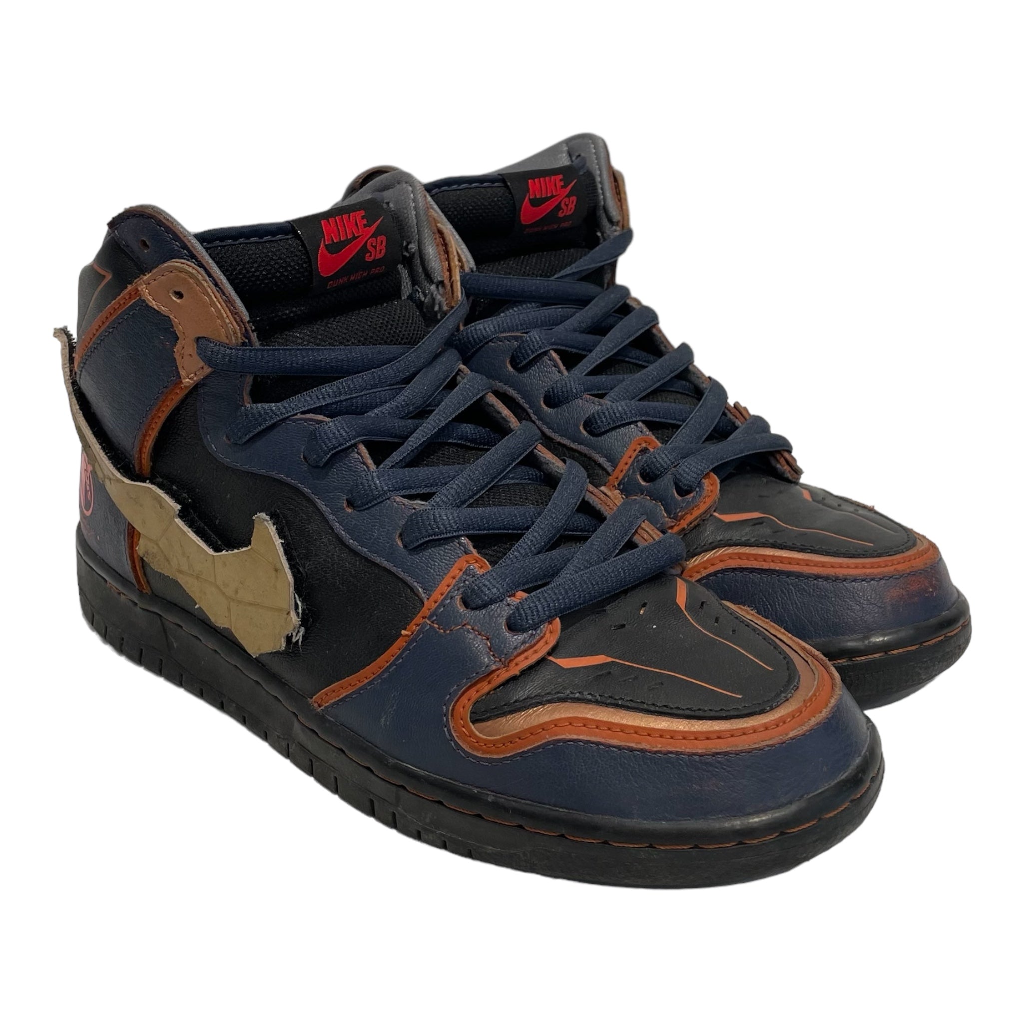 NIKE SB/Hi-Sneakers/US 9.5/Leather/NVY/RX-0 Unicorn Gundam view 1