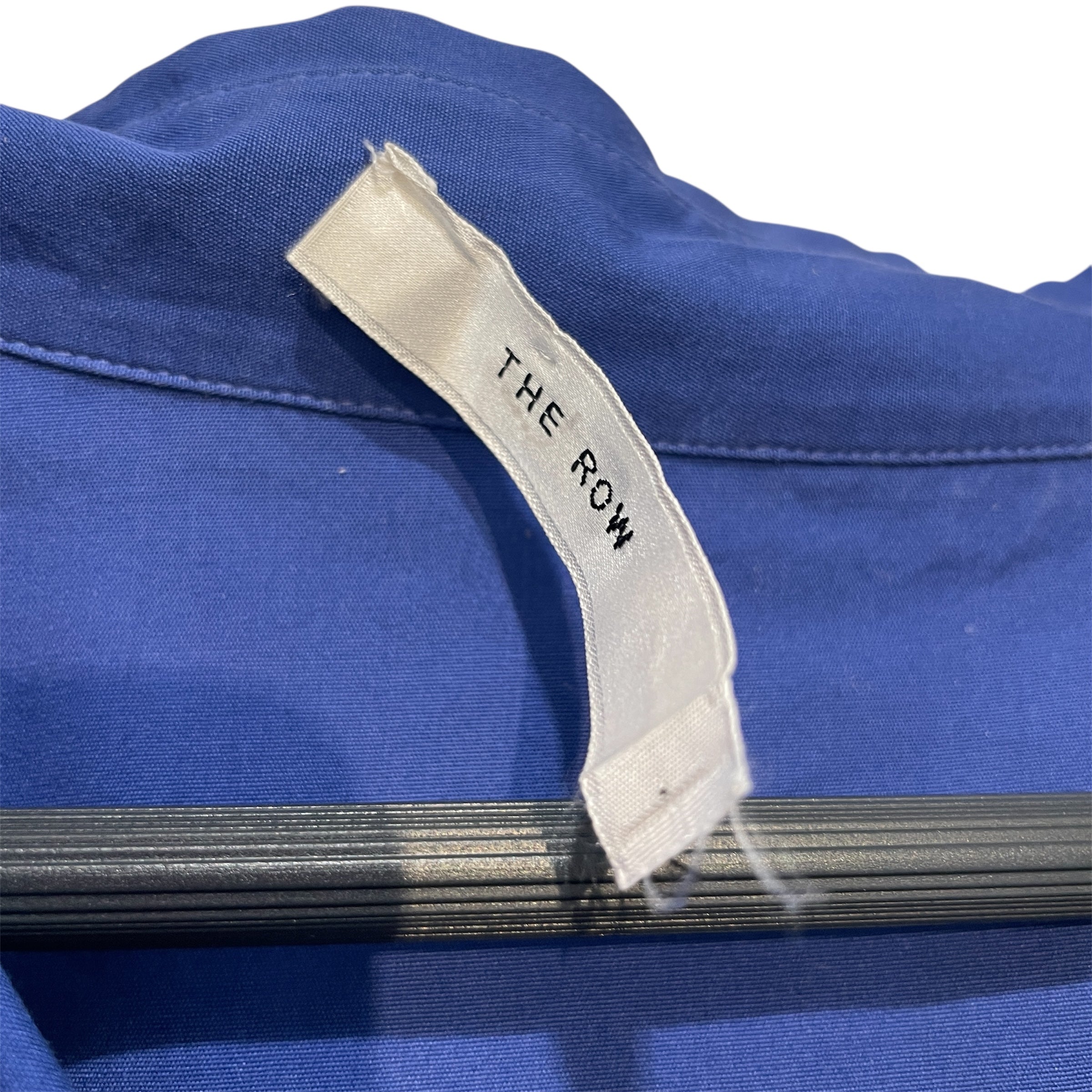 THE ROW/LS Shirt/L/Cotton/BLU/ view 3
