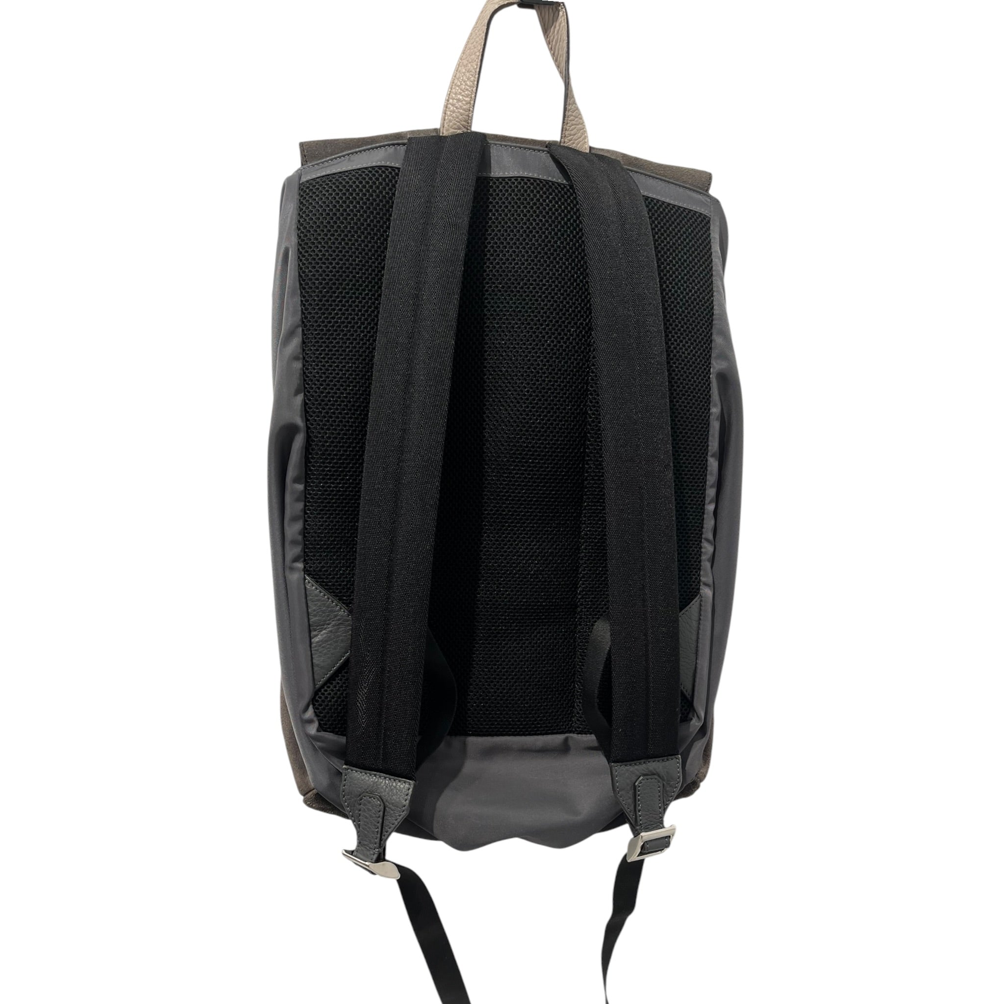 FENDI/Backpack/Monogram/Suede/GRY/NYLON DRAWSTRING BAG view 4
