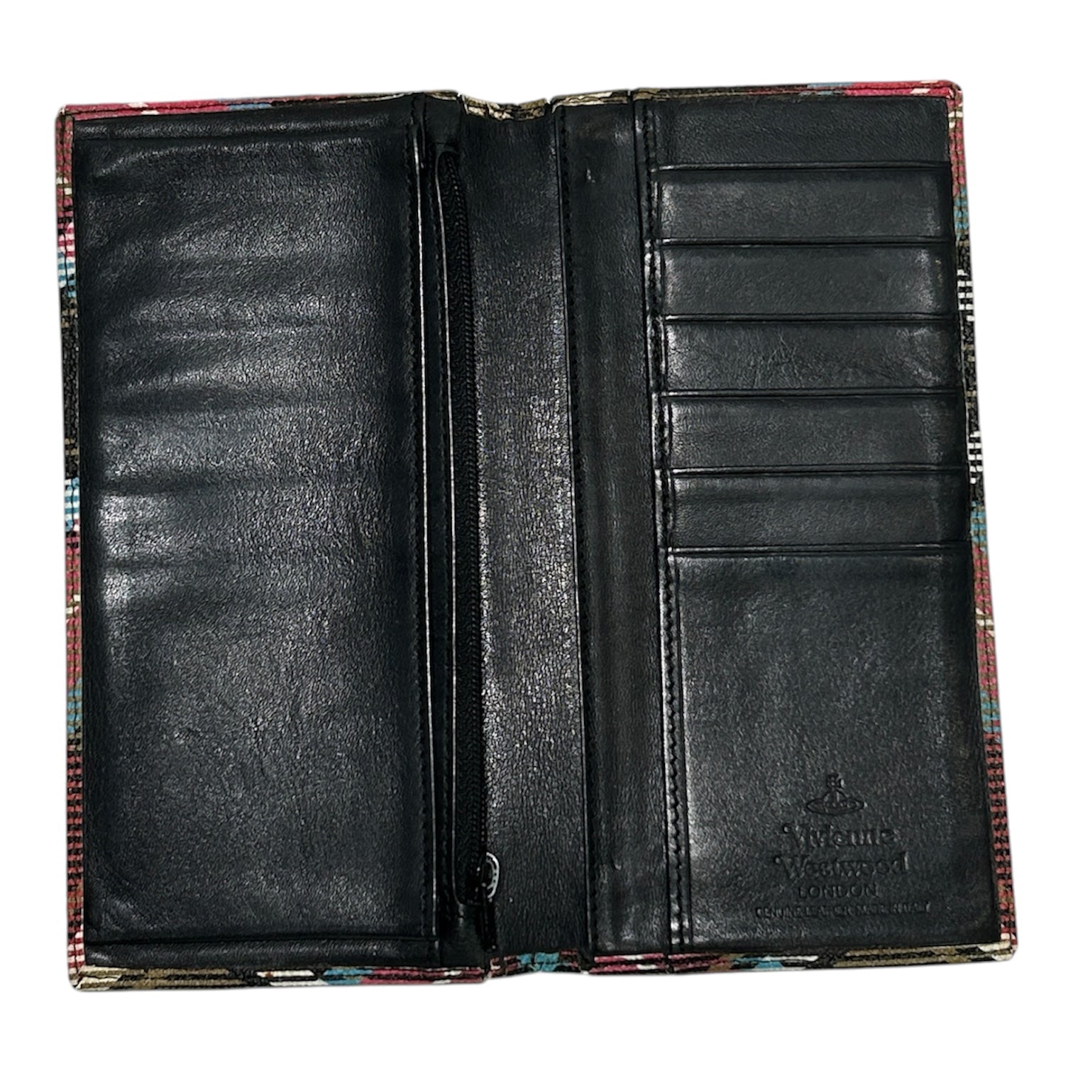 Vivienne Westwood/Long Wallet/Plaid/MLT/red blk blu beige view 3