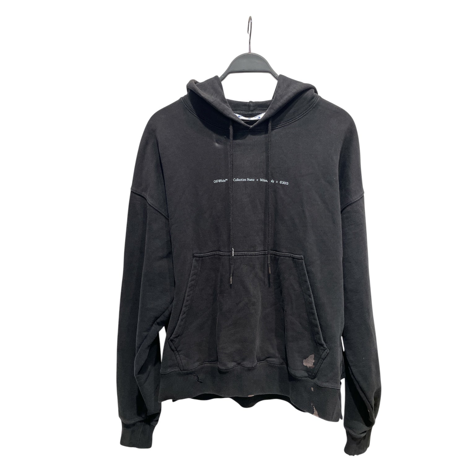 OFF-WHITE/Hoodie/M/Cotton/BLK/COLLECTION NAME MILAN 2013 view 1