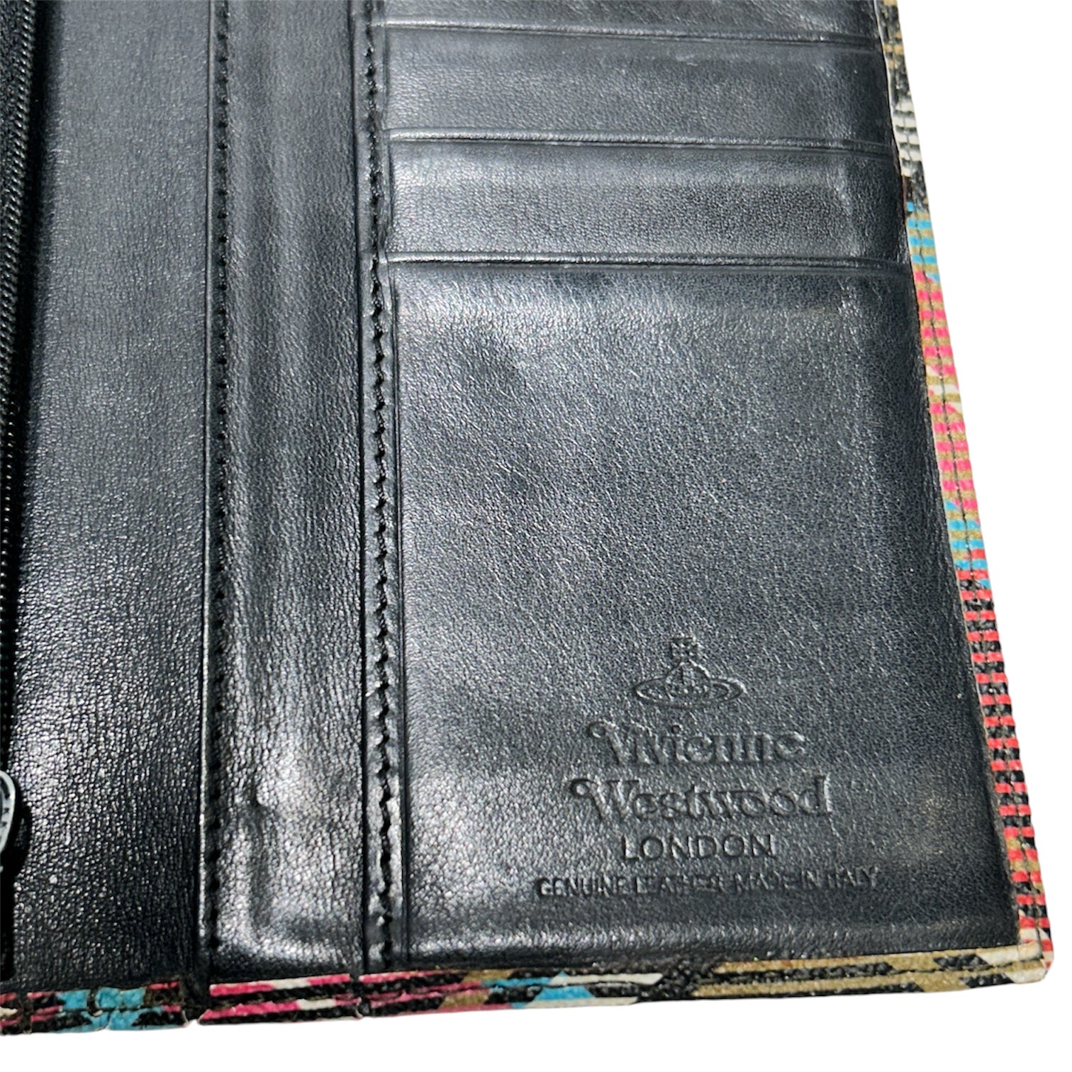Vivienne Westwood/Long Wallet/Plaid/MLT/red blk blu beige view 4