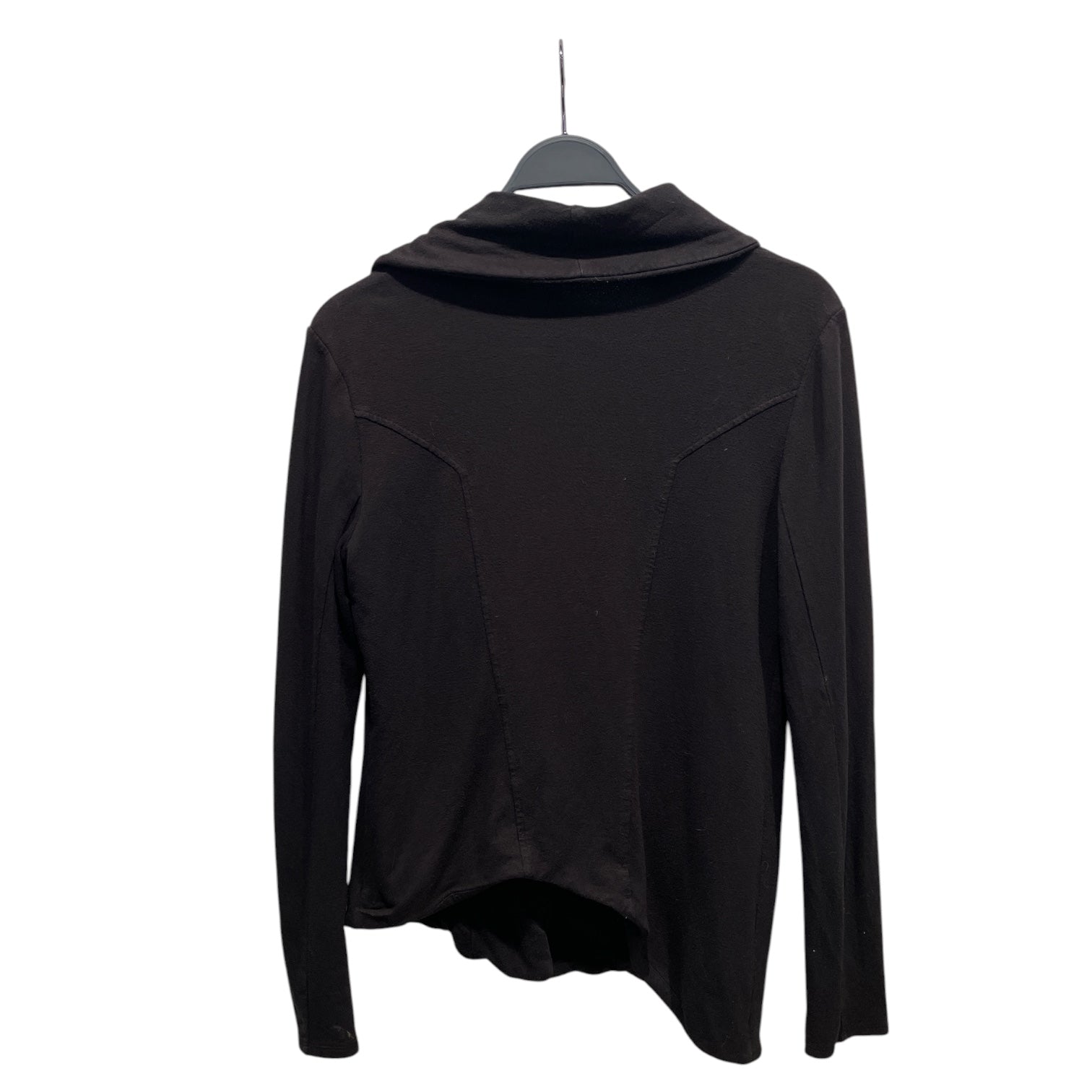 Helmut Lang/Zip Up Hoodie/M/Cotton/BLK/HIGH COLLAR ZIP UP view 2