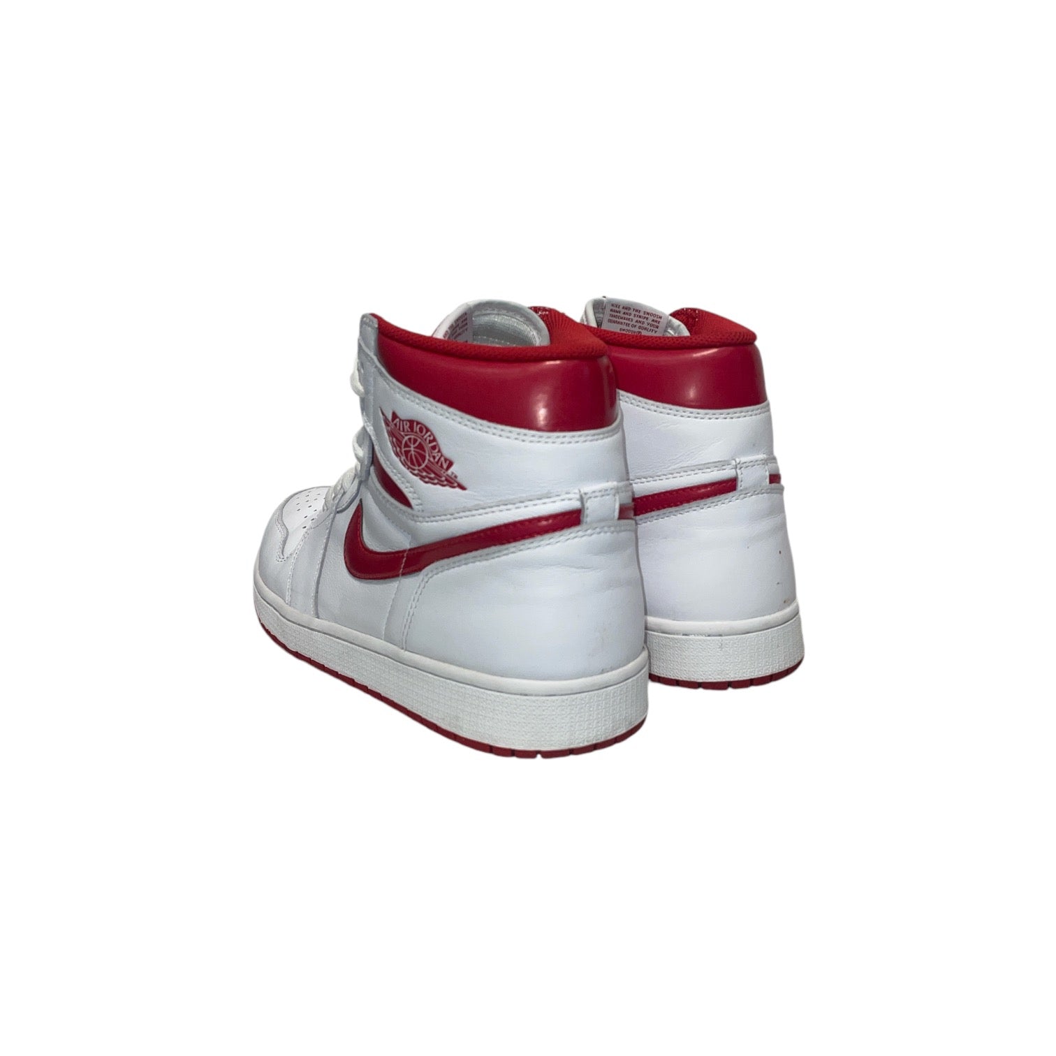 NIKE/Jordan/Hi-Sneakers/US 12/Leather/RED/Jodan 1 Metallic Red555088-103 view 2