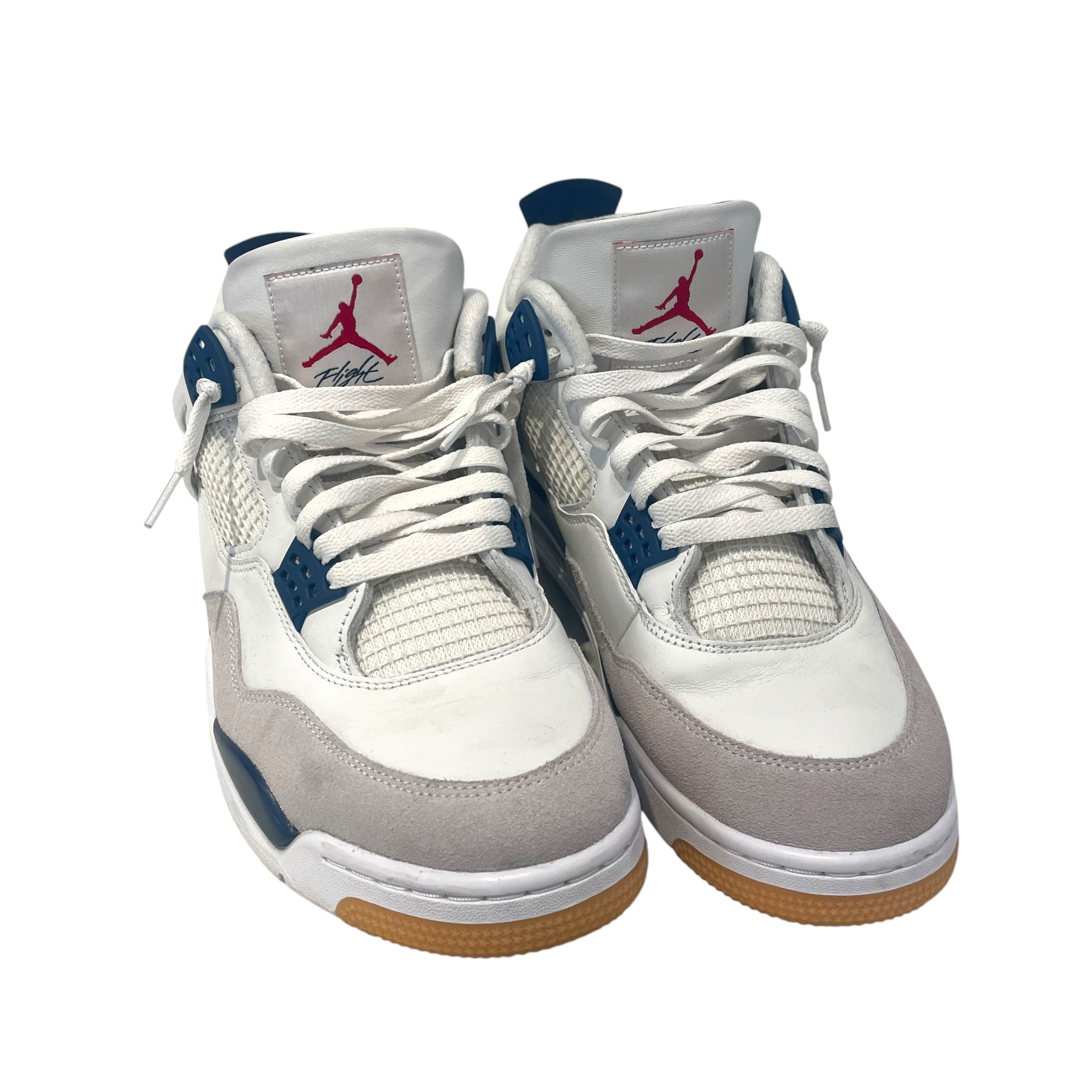 NIKE SB/Hi-Sneakers/US 12/Leather/NVY/Jordan 4 SB Navy Blue view 1