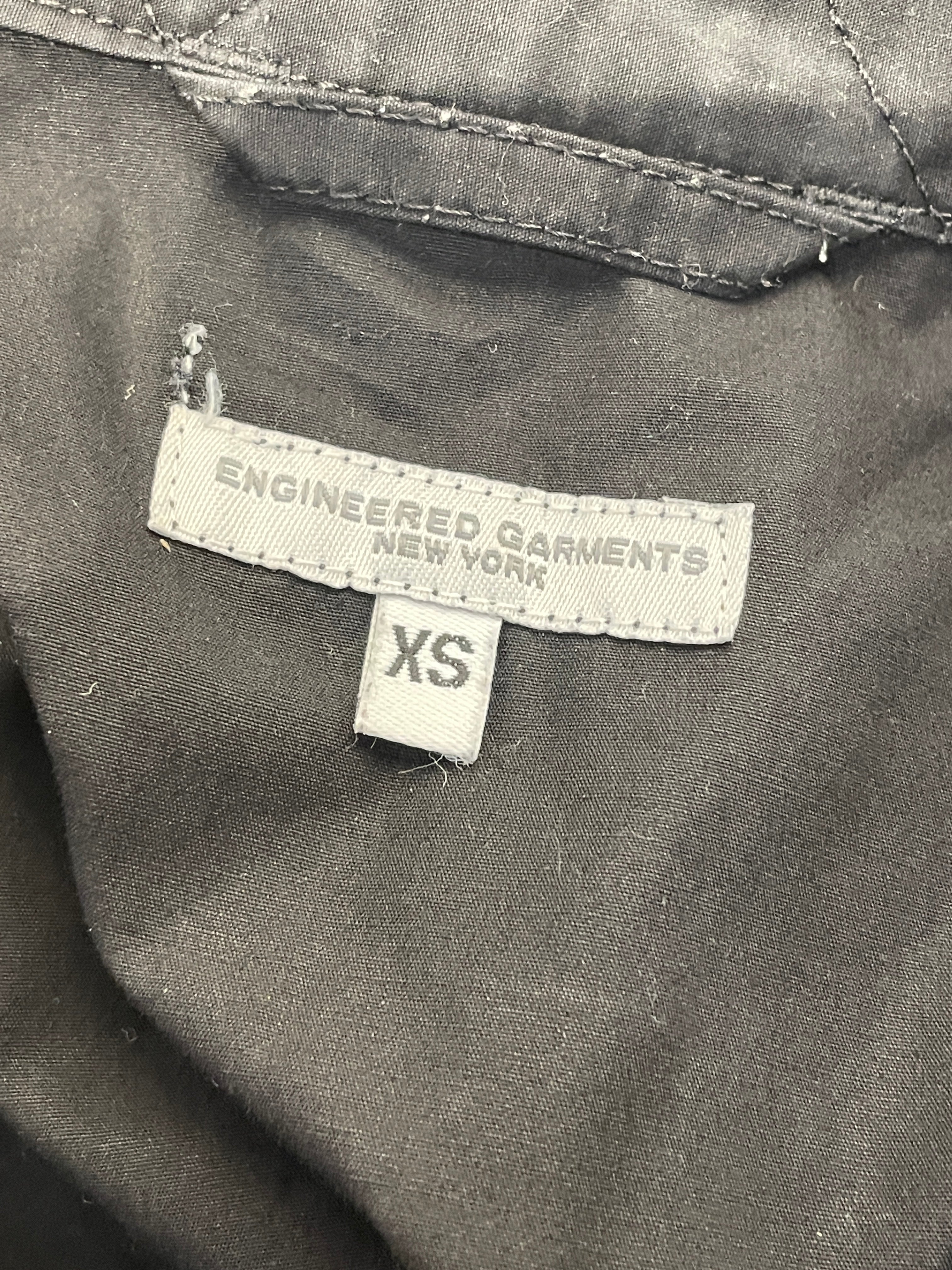 Engineered Garments/LS Shirt/XS/Cotton/BLK/ view 3