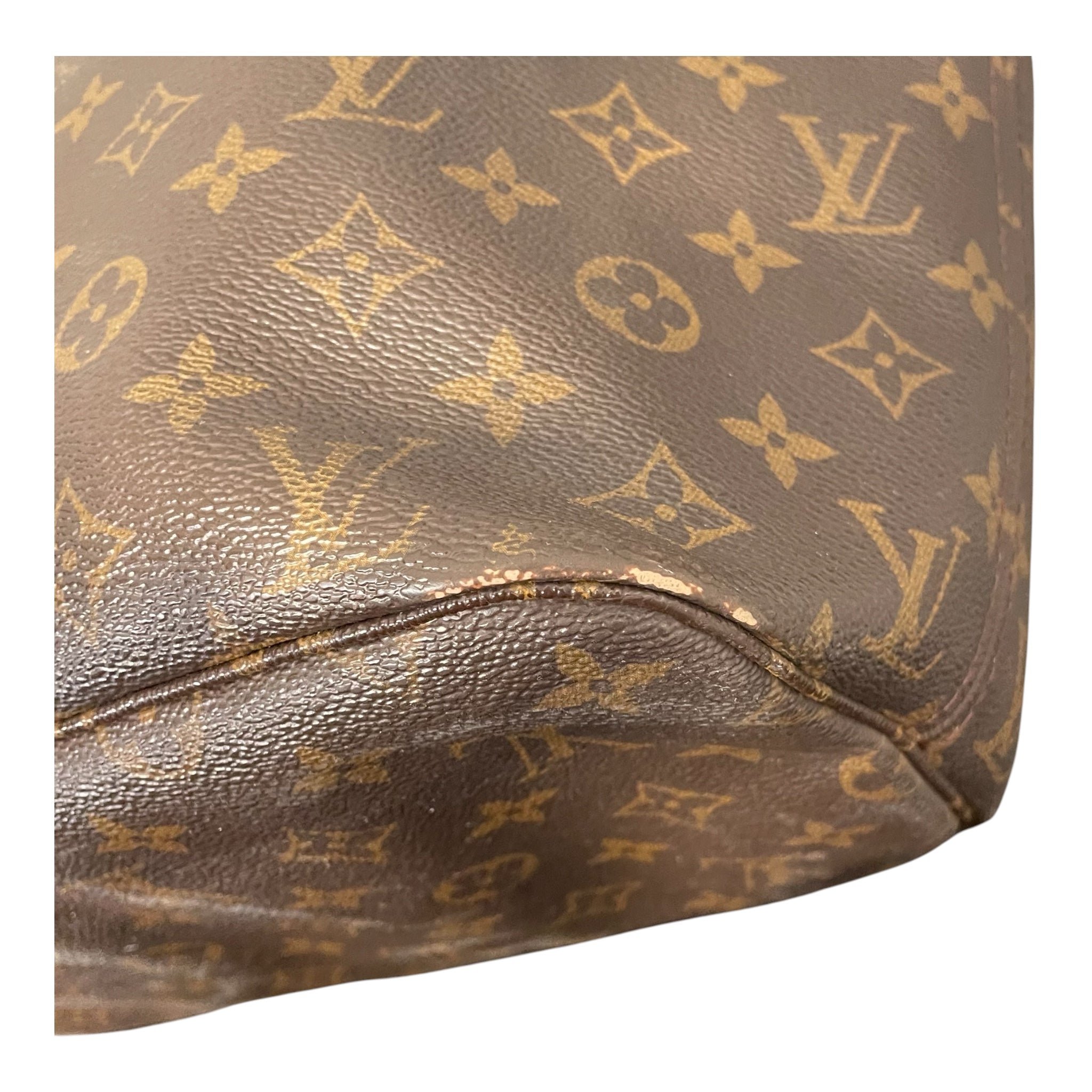 LOUIS VUITTON/Tote Bag/Monogram/Leather/BRW/NEVERFULL TOTE BAG view 13