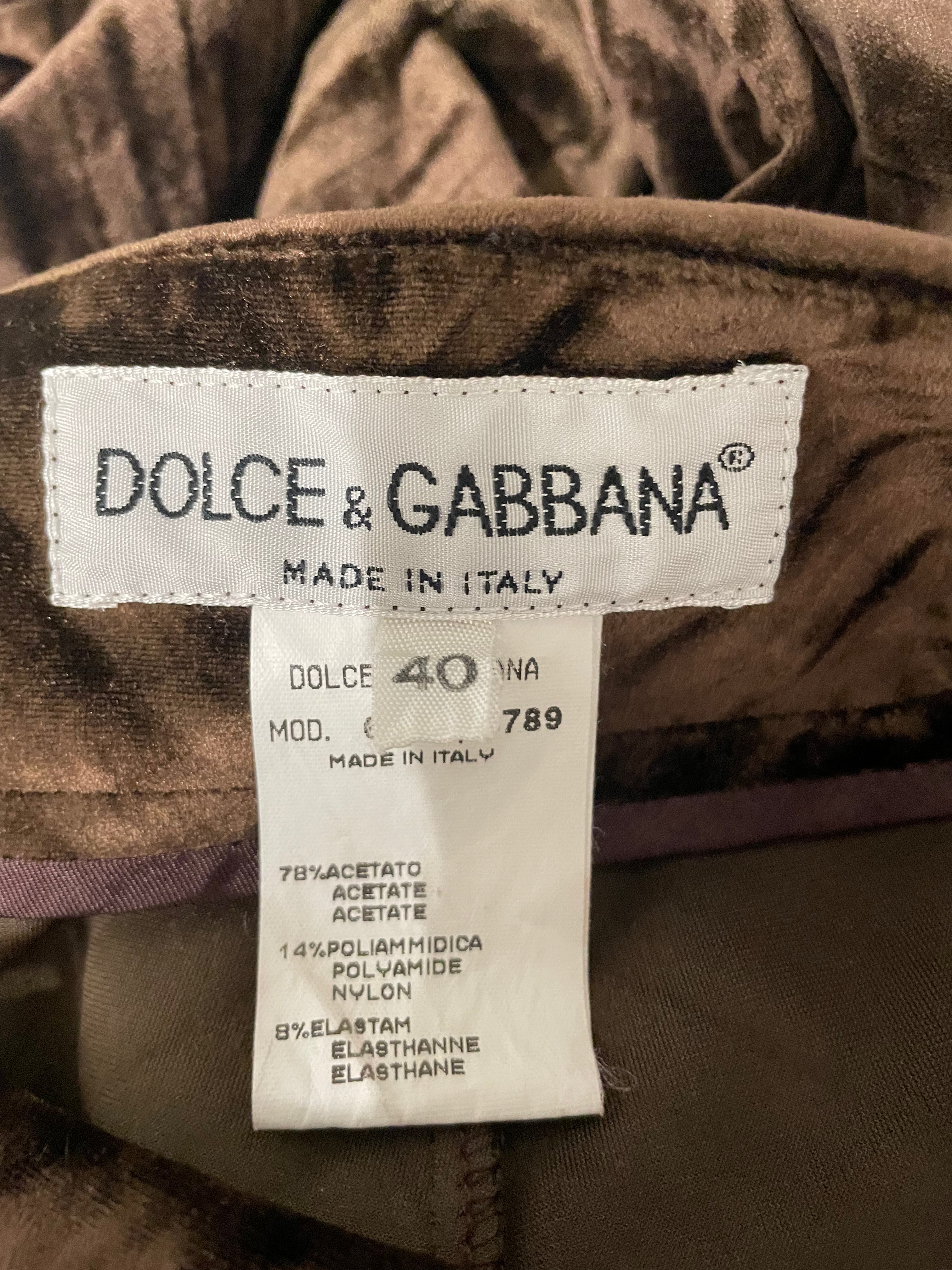 DOLCE&GABBANA/Straight Pants/32/BRW/ view 3